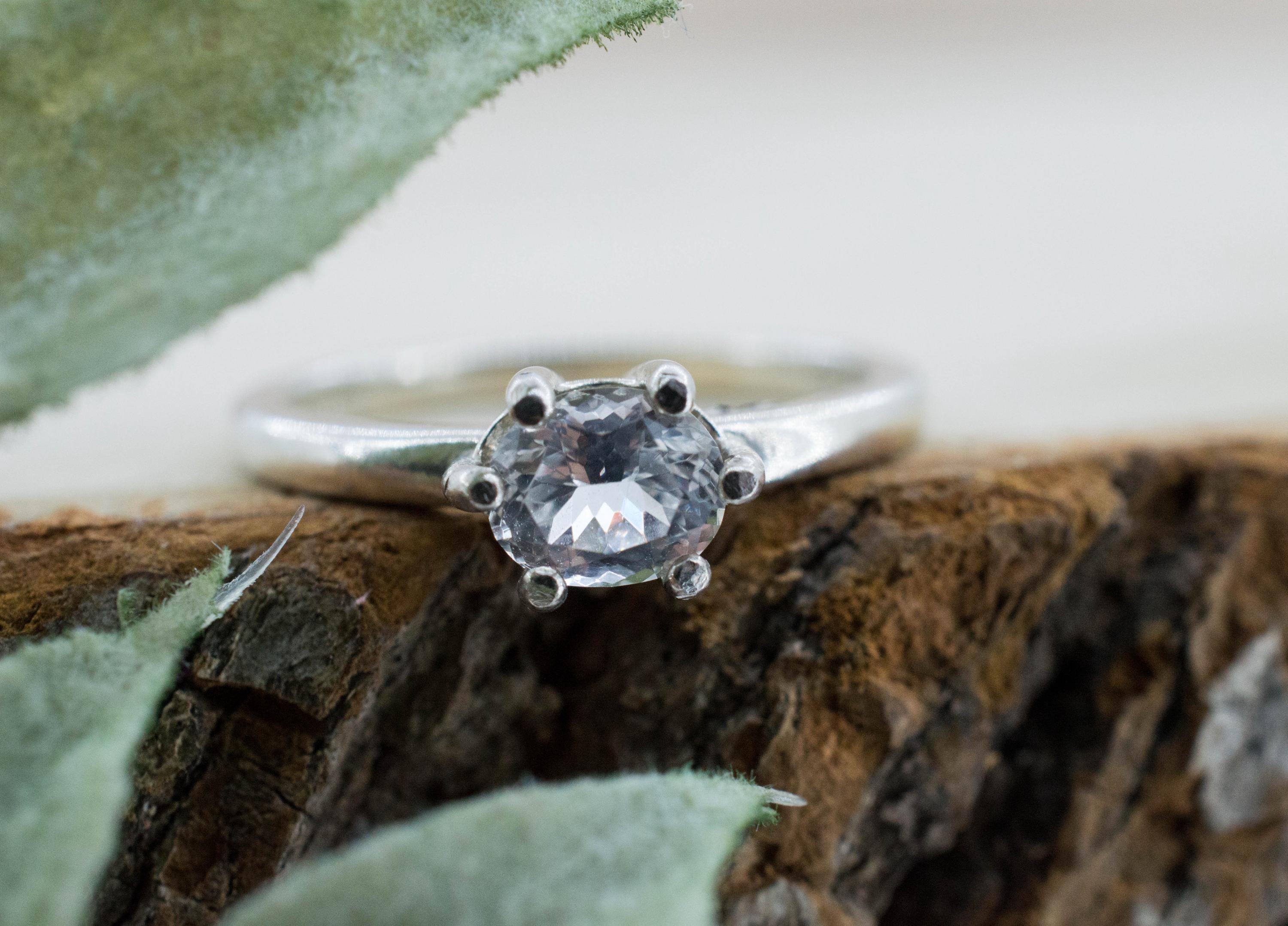Phenakite Ring; Natural Untreated Ukraine Phenakite; 0.640cts - Mark Oliver Gems