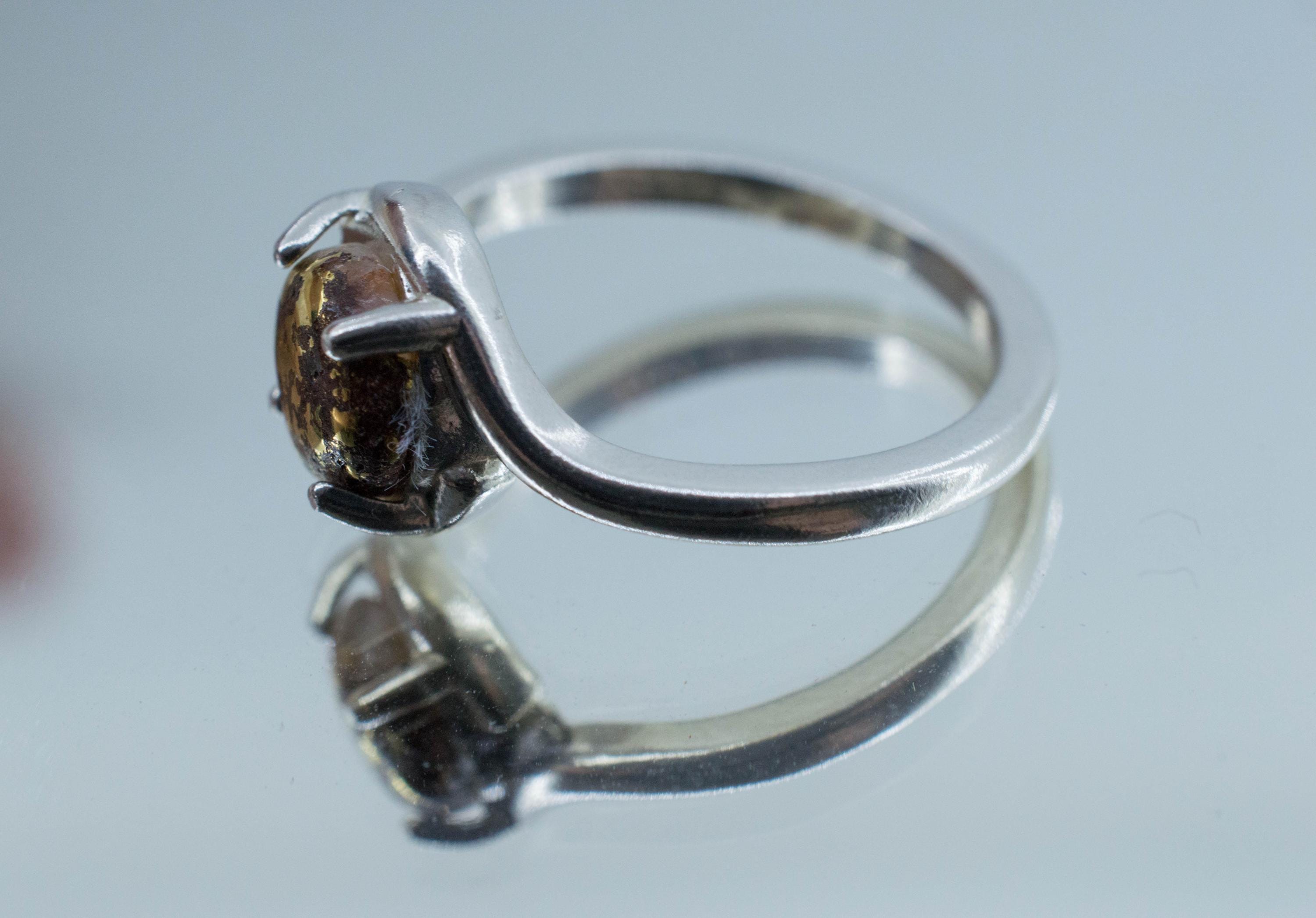 Gold Included Quartz Ring; Natural Untreated Australia Gold Quartz; 2.240cts - Mark Oliver Gems