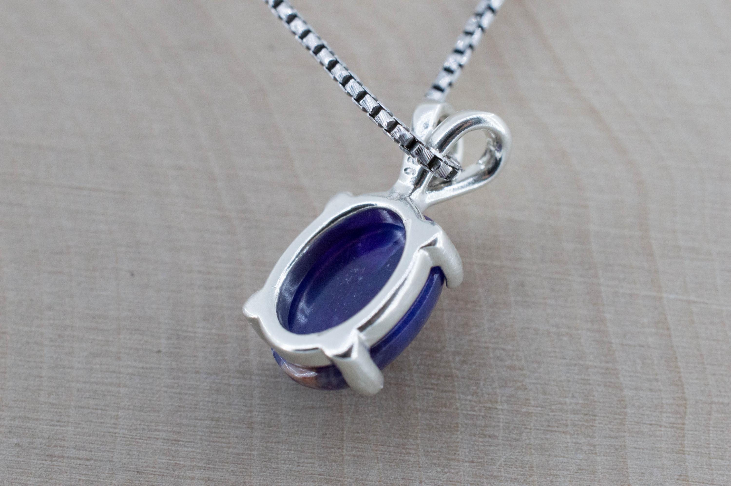 Sugilite Pendant; Natural Untreated South African Sugilite; 4.510cts - Mark Oliver Gems