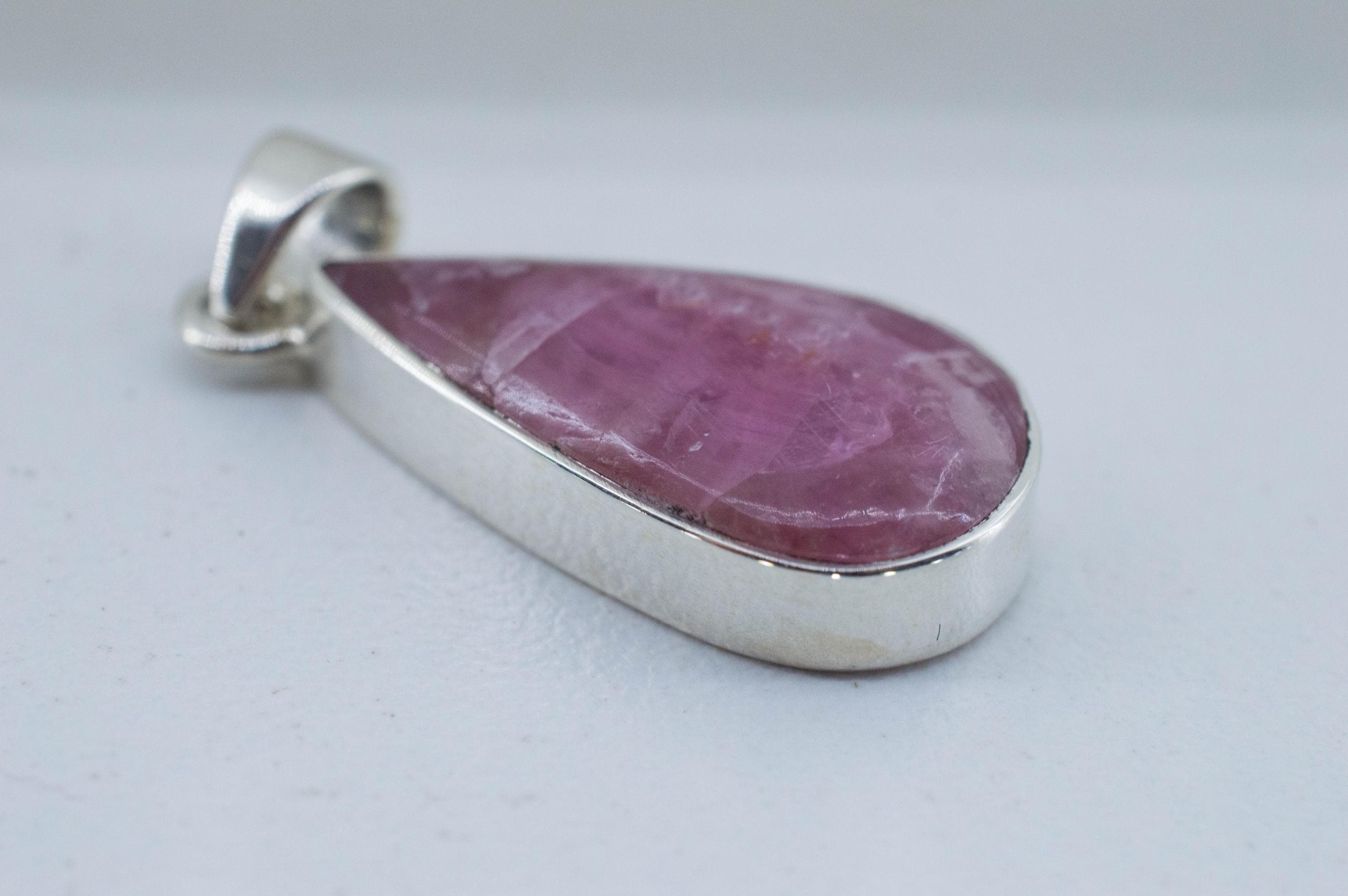 Cobalt Calcite Pendant, Natural and Untreated Congo Cobalto Calcite; 8.195cts - Mark Oliver Gems