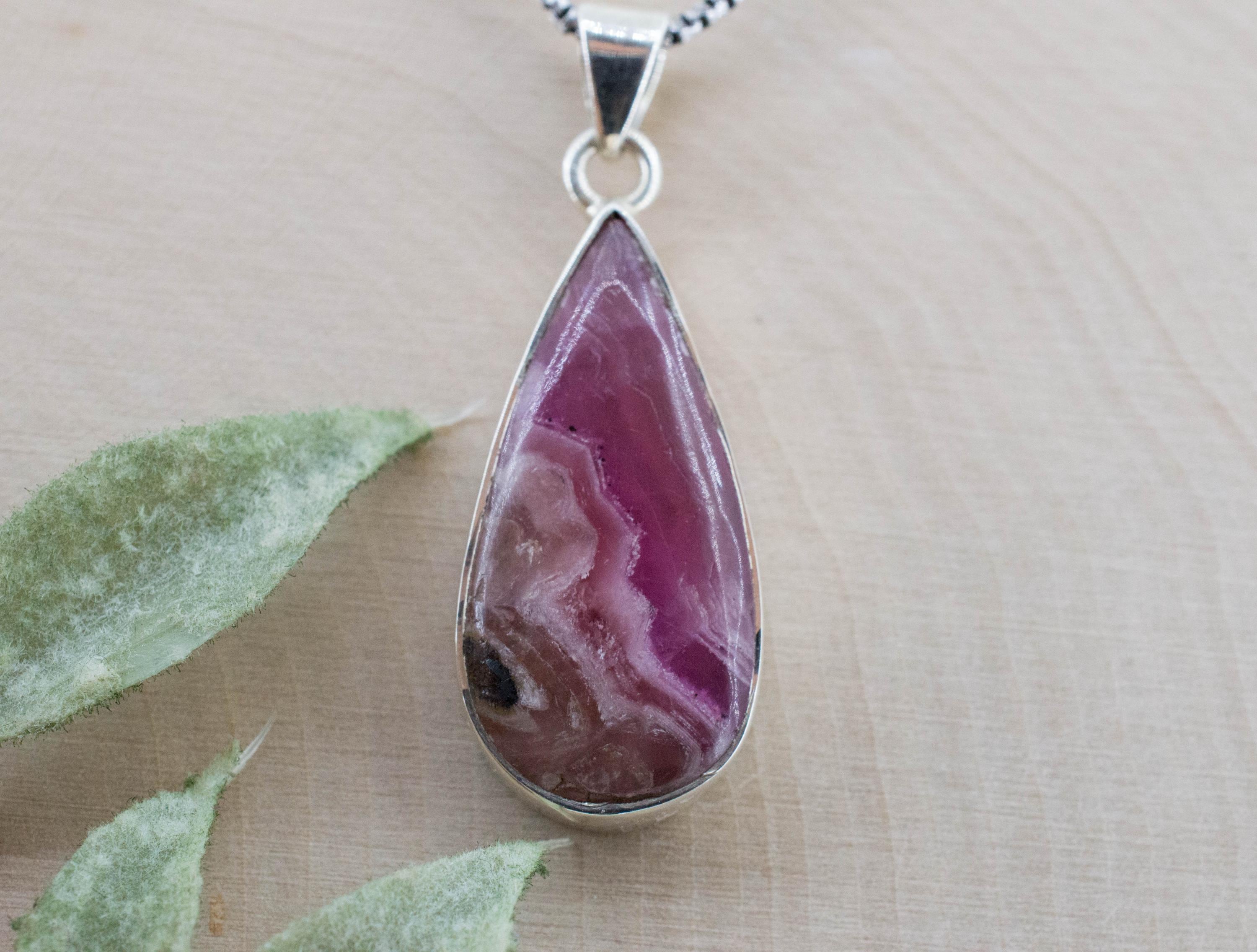 Cobalt Calcite Pendant, Natural and Untreated Congo Cobalto Calcite; 9.625cts - Mark Oliver Gems