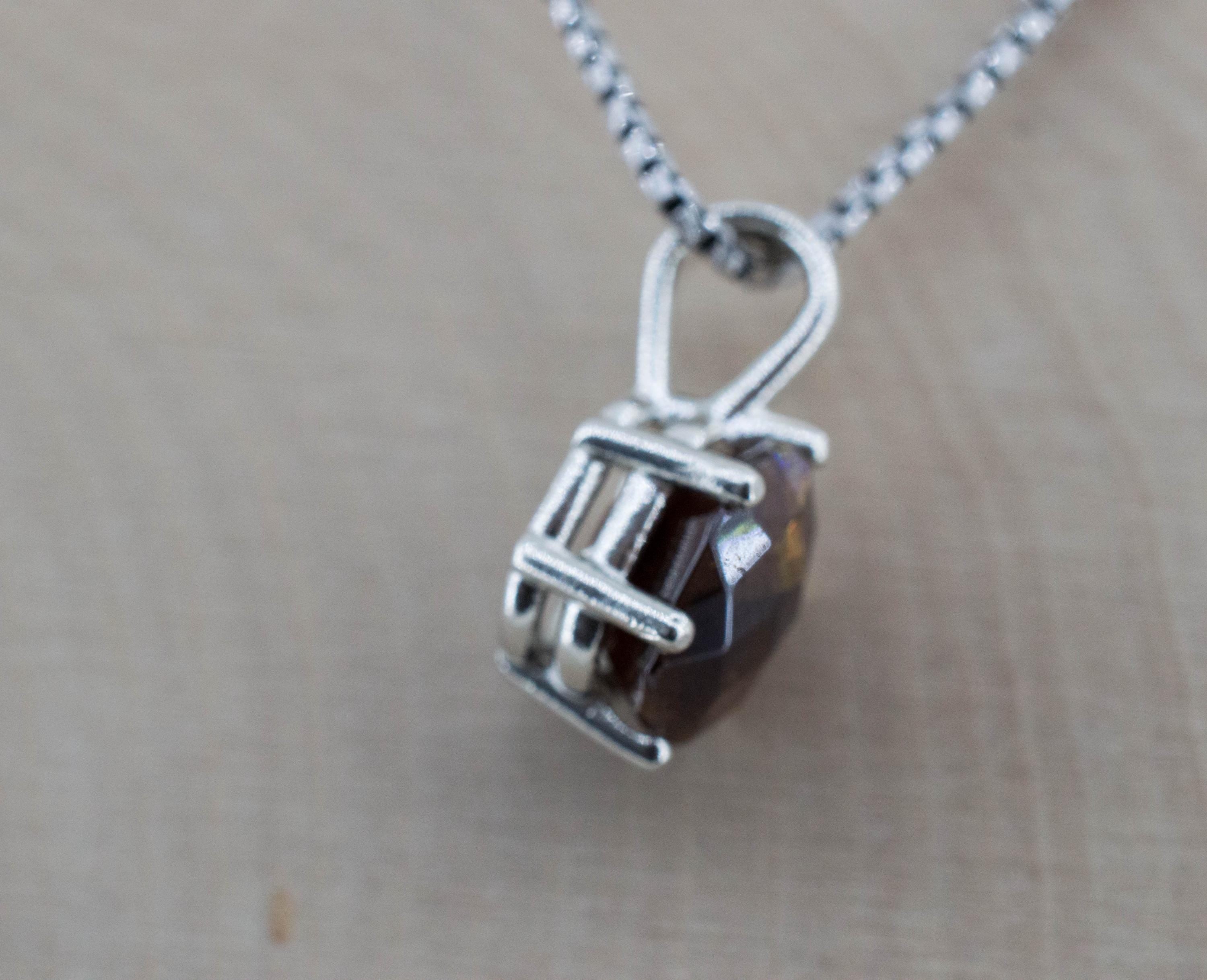 Rainbow Garnet Pendant, Natural Untreated Japan Andradite Garnet; 4.740cts - Mark Oliver Gems