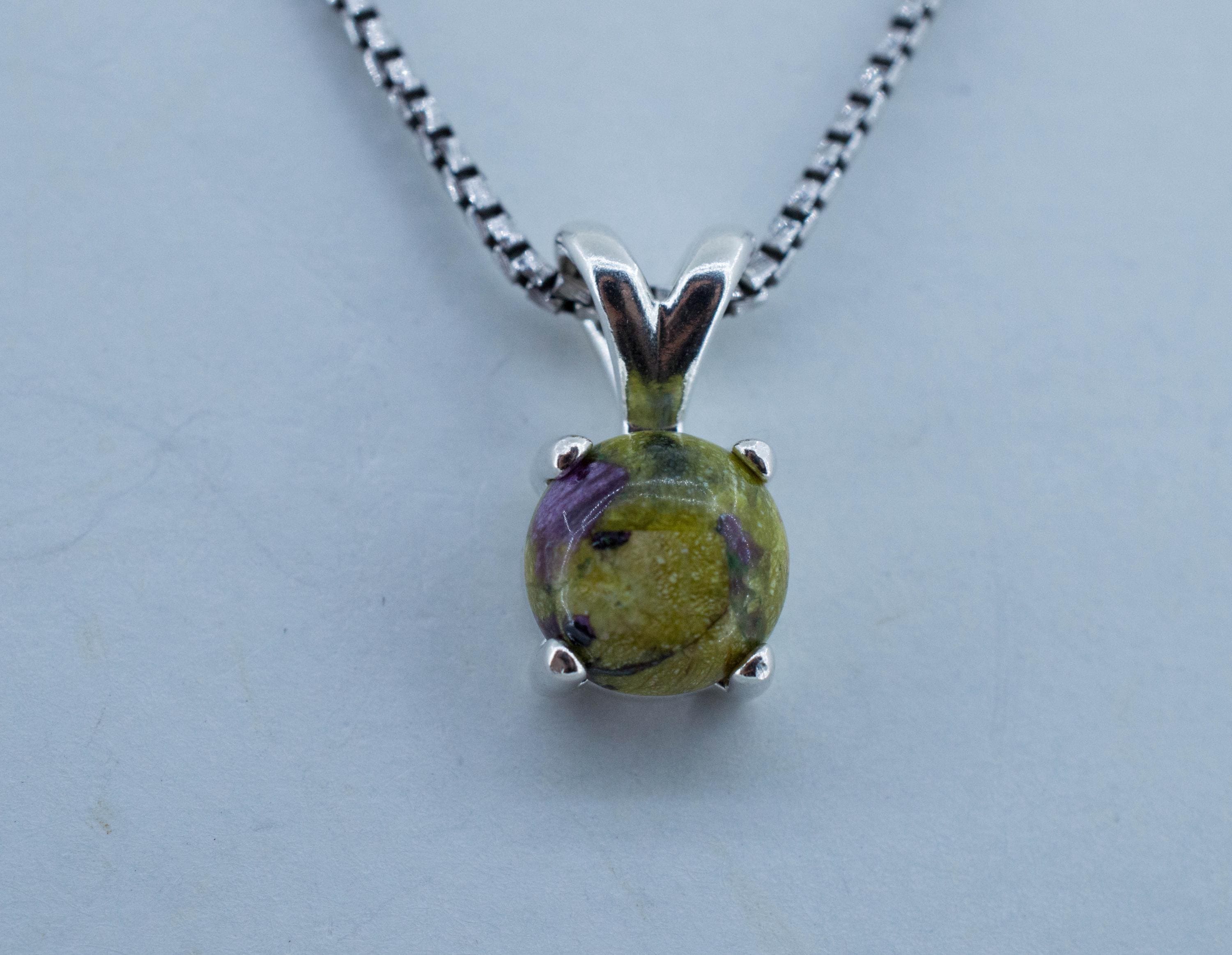 Stichtite Pendant; Natural Untreated Australia Atlantisite; 2.340cts