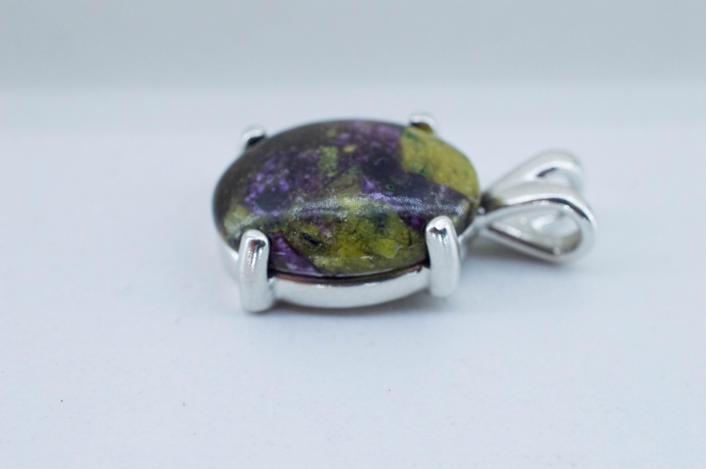 Stichtite Pendant; Natural Untreated Australia Atlantisite; 5.615cts