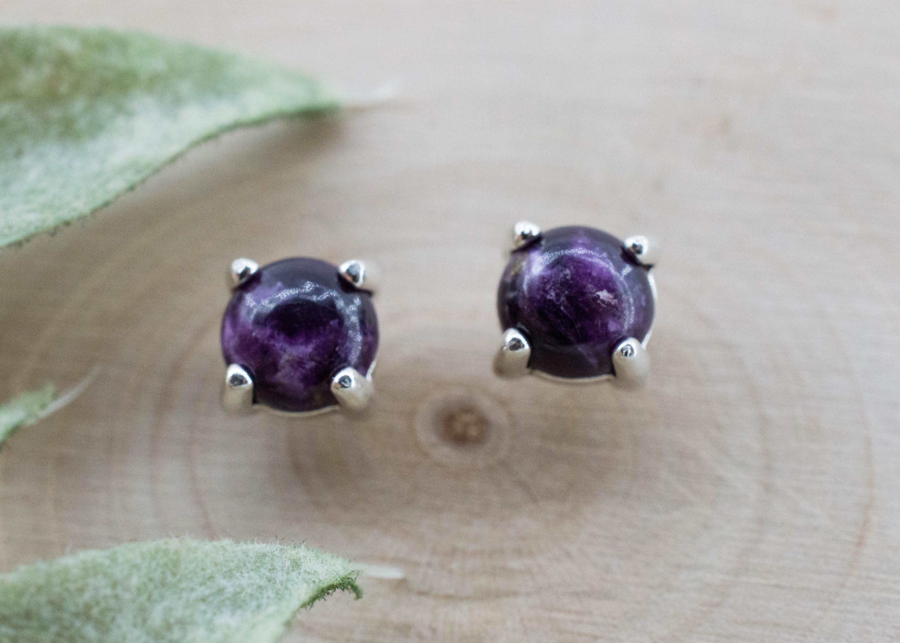 Stichtite Earrings; Genuine Untreated Australian Atlantisite 1.060cts
