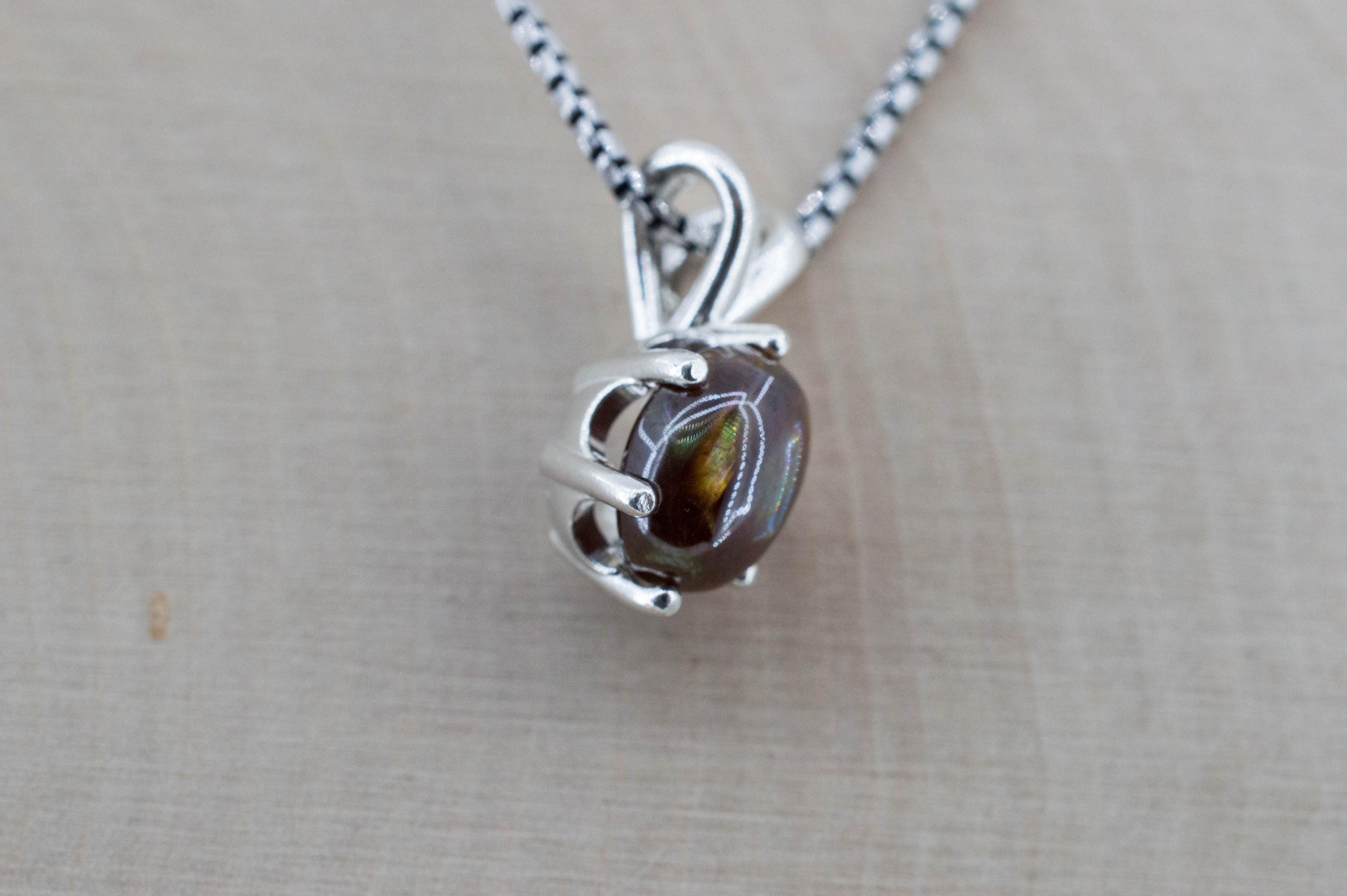 Rainbow Garnet Pendant, Natural Untreated Japan Andradite Garnet; 3.130cts - Mark Oliver Gems