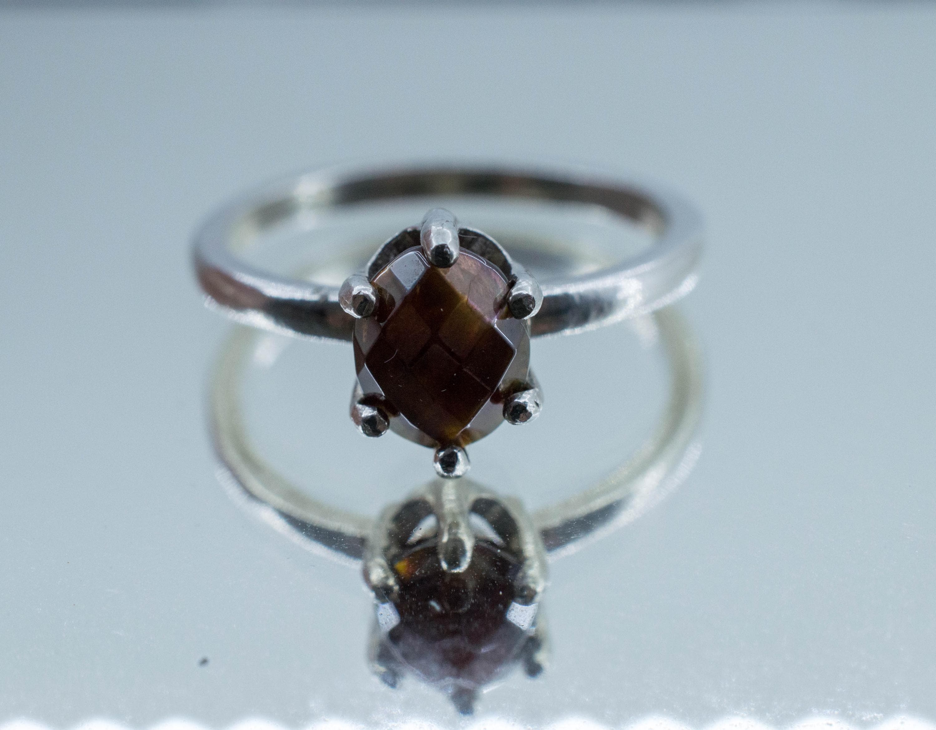 Rainbow Garnet Ring, Natural Untreated Japan Andradite Garnet; 2.070cts - Mark Oliver Gems