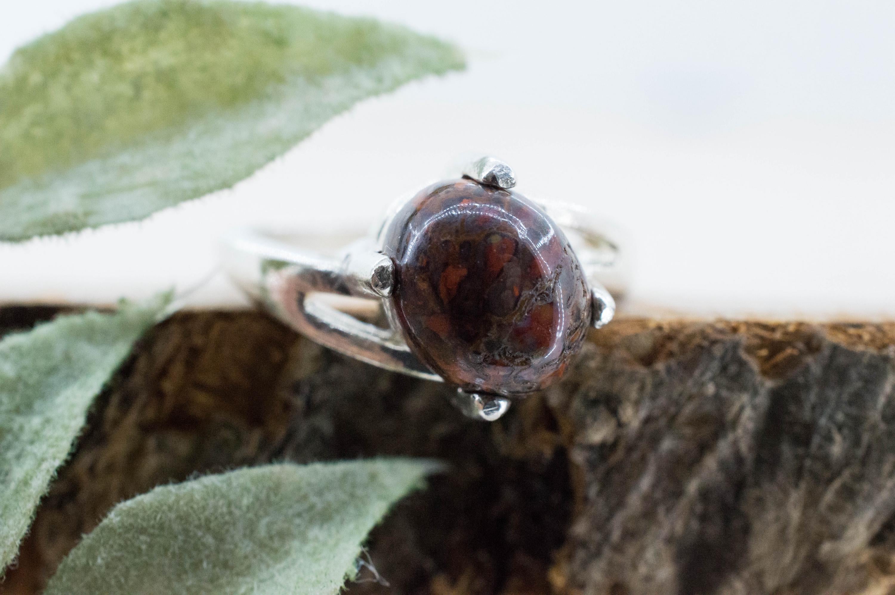 Dinosaur Bone Ring; Natural Untreated Utah Dino Bone; 3.190cts