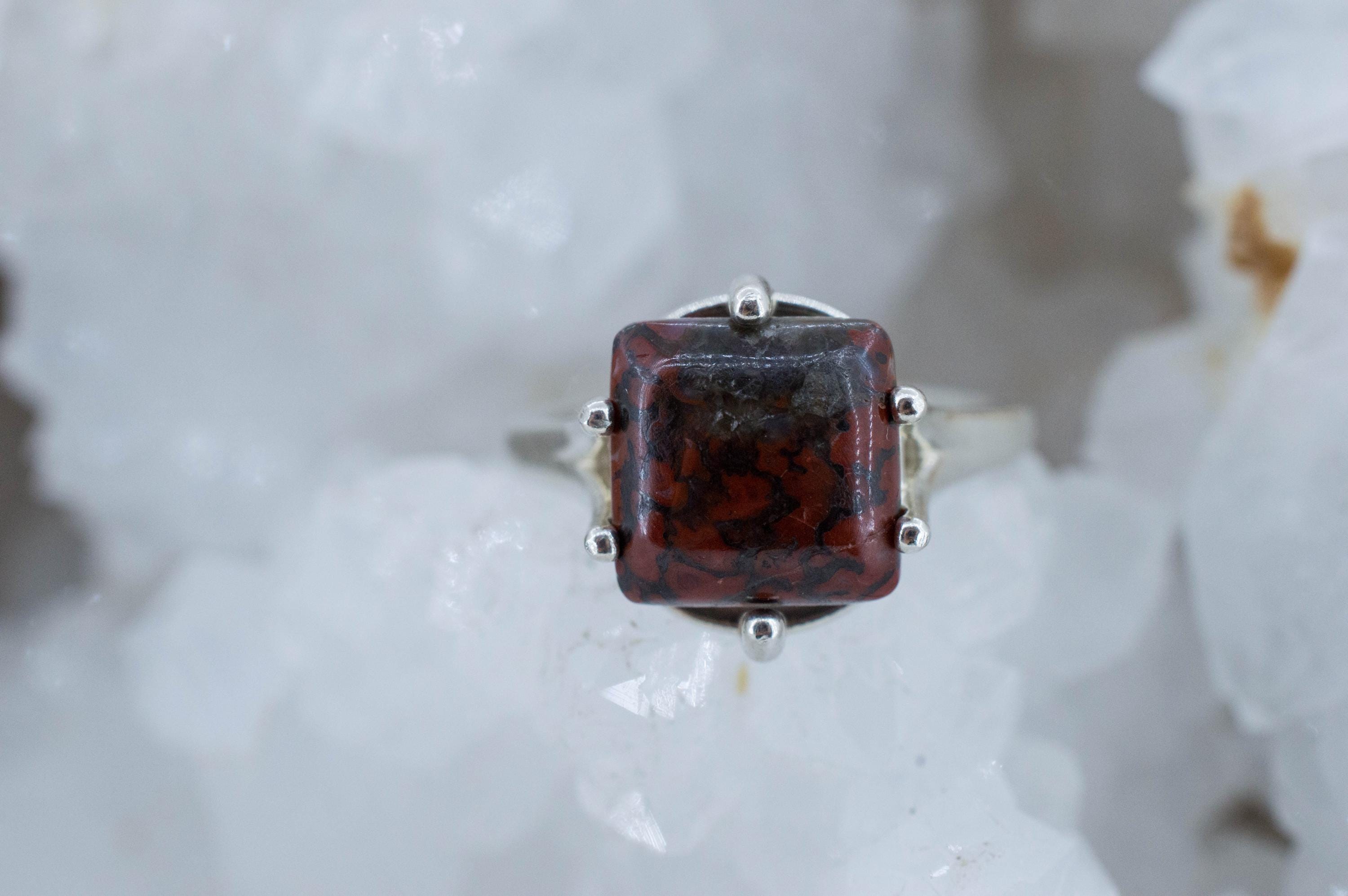 Dinosaur Bone Ring; Natural Untreated Utah Dino Bone; 3.540cts