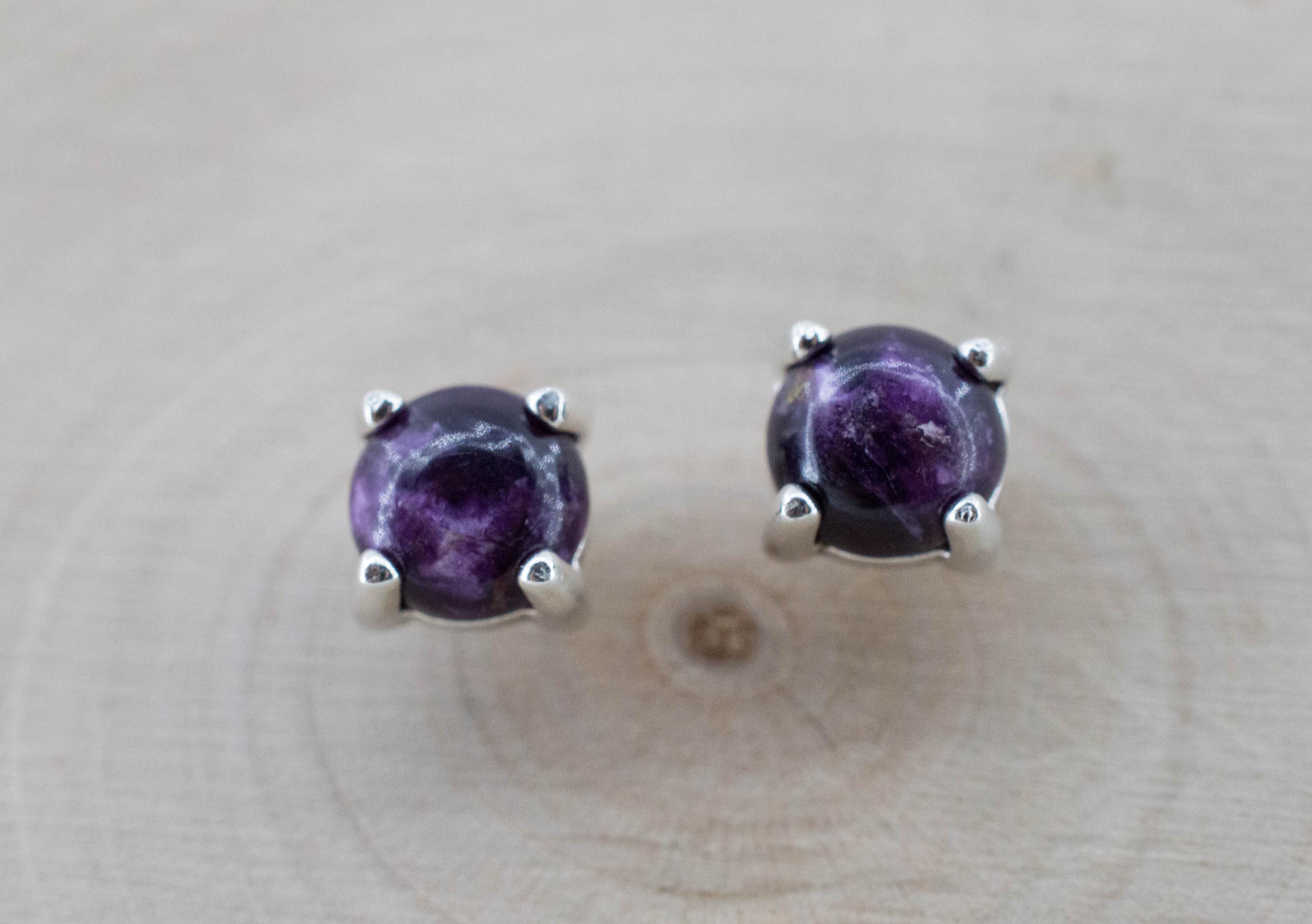 Stichtite Earrings; Genuine Untreated Australian Atlantisite 1.060cts