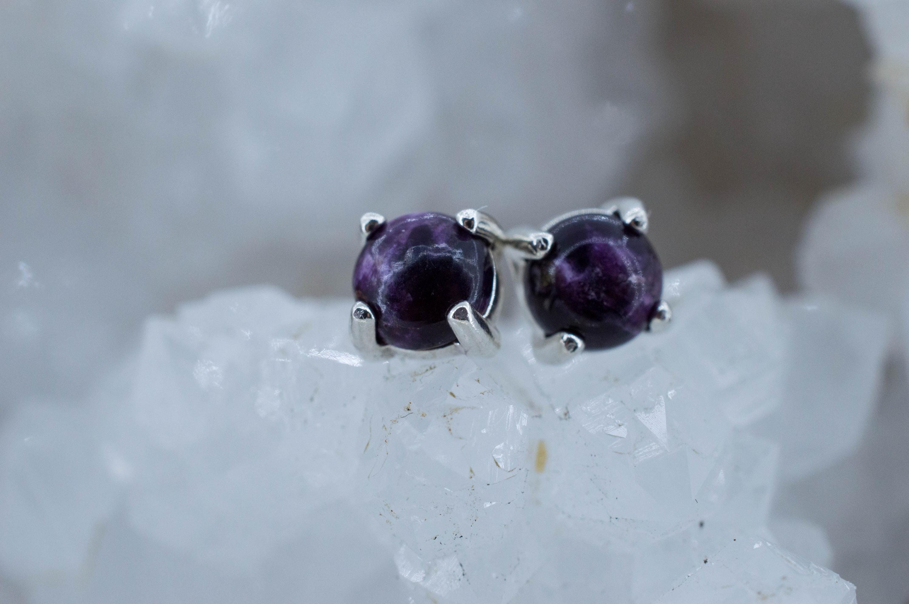 Stichtite Earrings; Genuine Untreated Australian Atlantisite 1.060cts