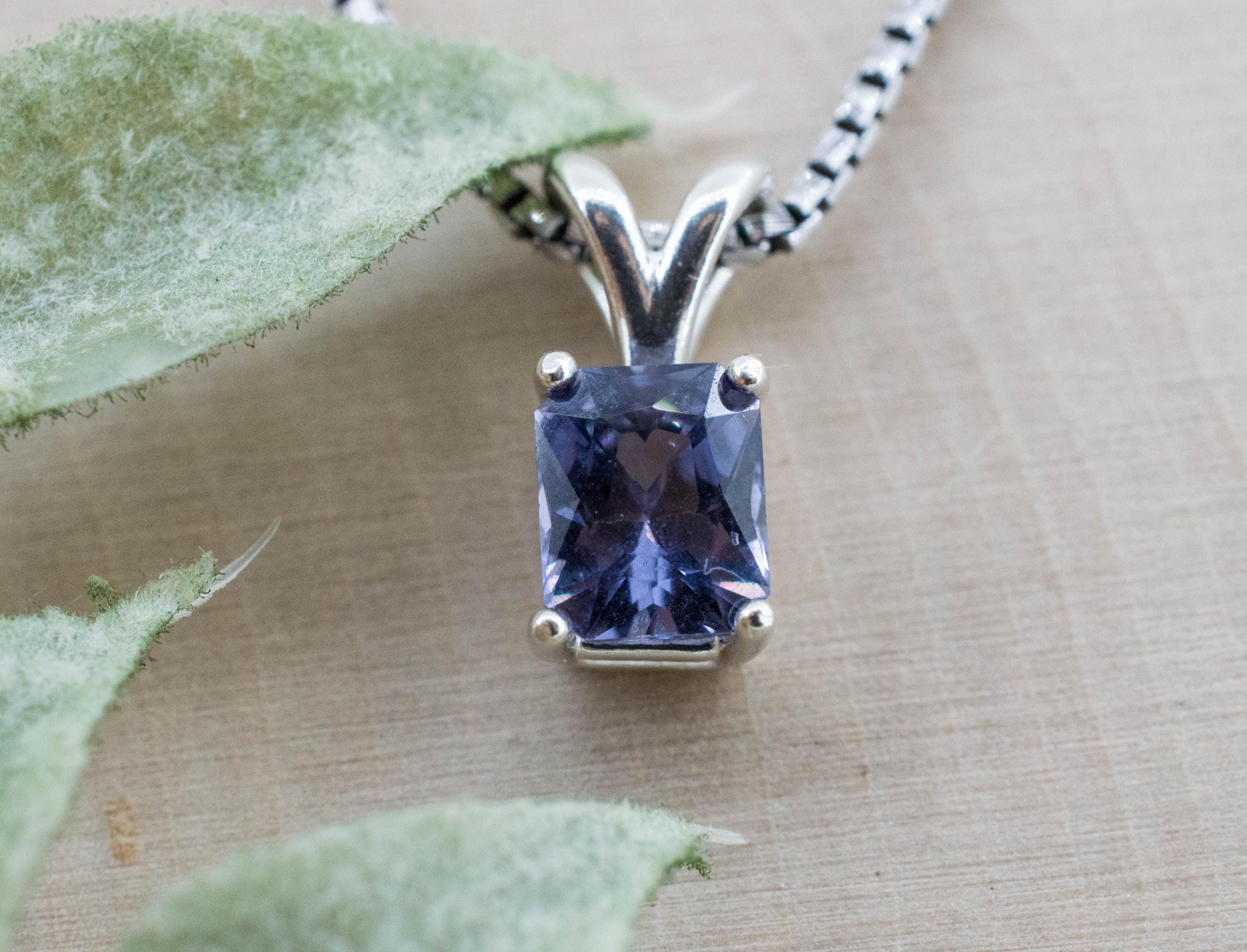 Color Change Spinel Pendant; Natural Untreated Sri Lanka Spinel; 1.220cts