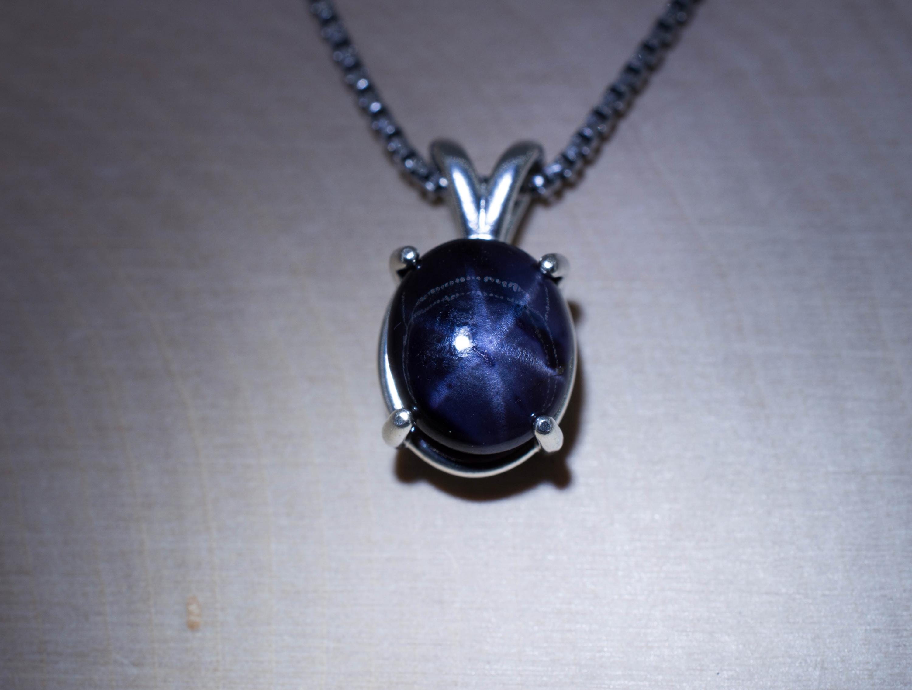 Star Spinel Pendant; Natural Untreated Sri Lanka Spinel; 5.160cts