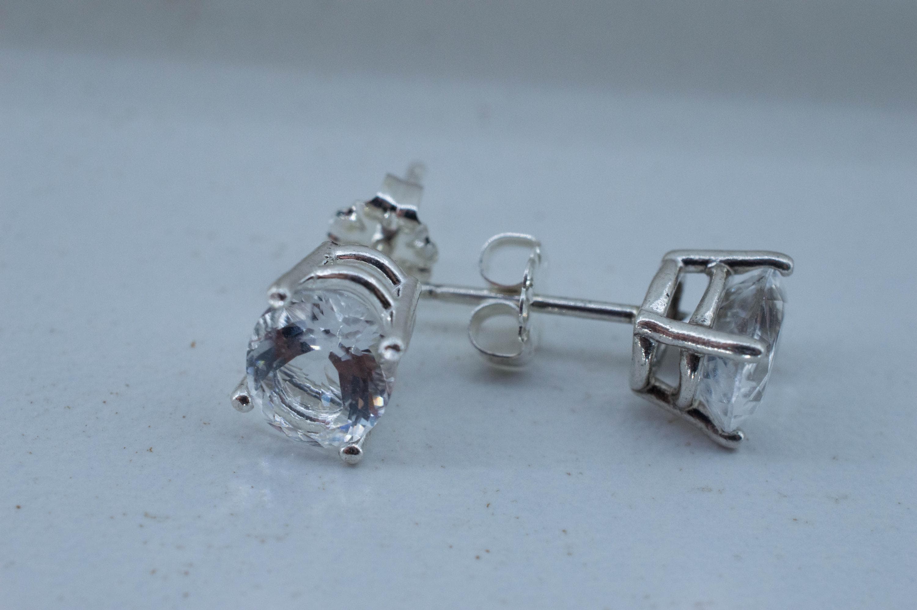 Petalite Earrings; Natural Untreated Brazil Petalite; 2.360cts