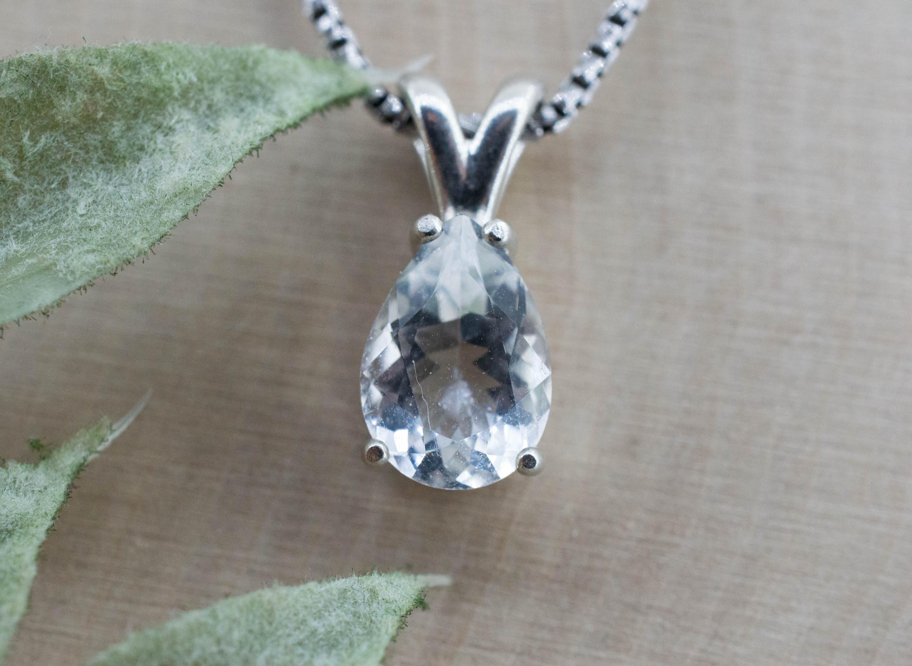 Petalite Pendant; Natural Untreated Brazil Petalite; 1.850cts