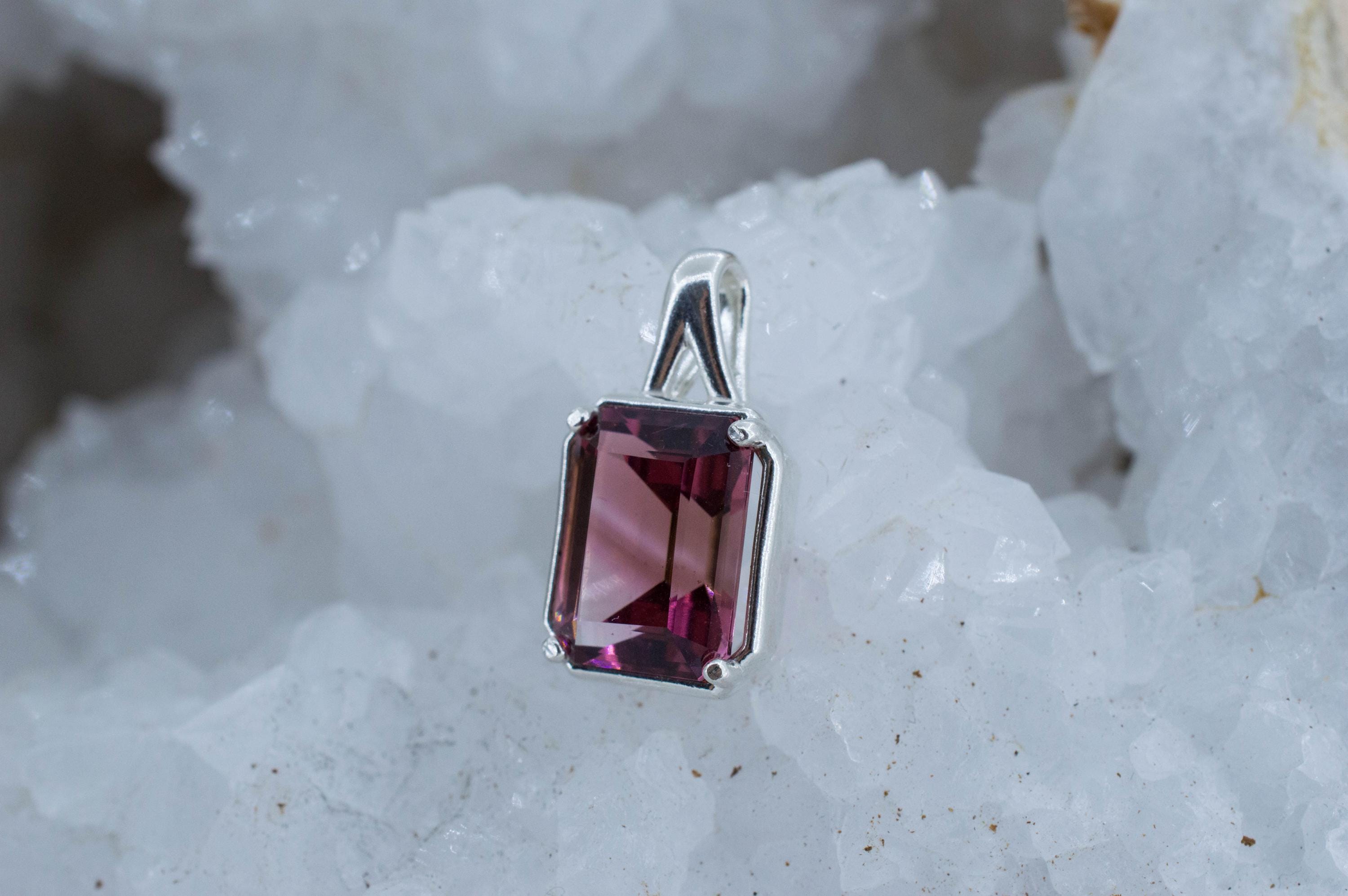 Pink Tourmaline Pendant, Natural Untreated San Diego Tourmaline; 6.265cts