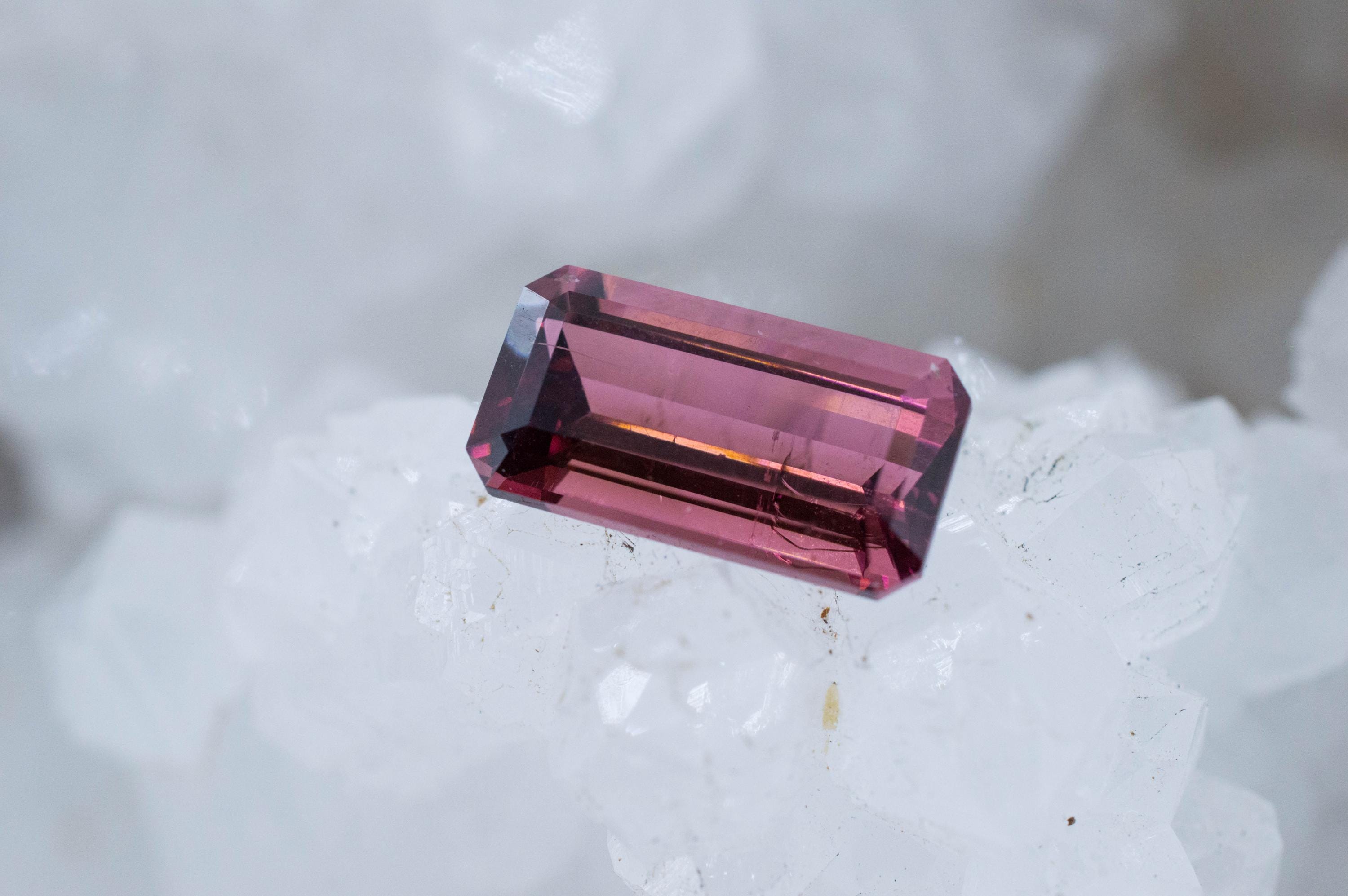 Pink Tourmaline Gemstone, Natural Untreated San Diego Tourmaline; 4.400cts