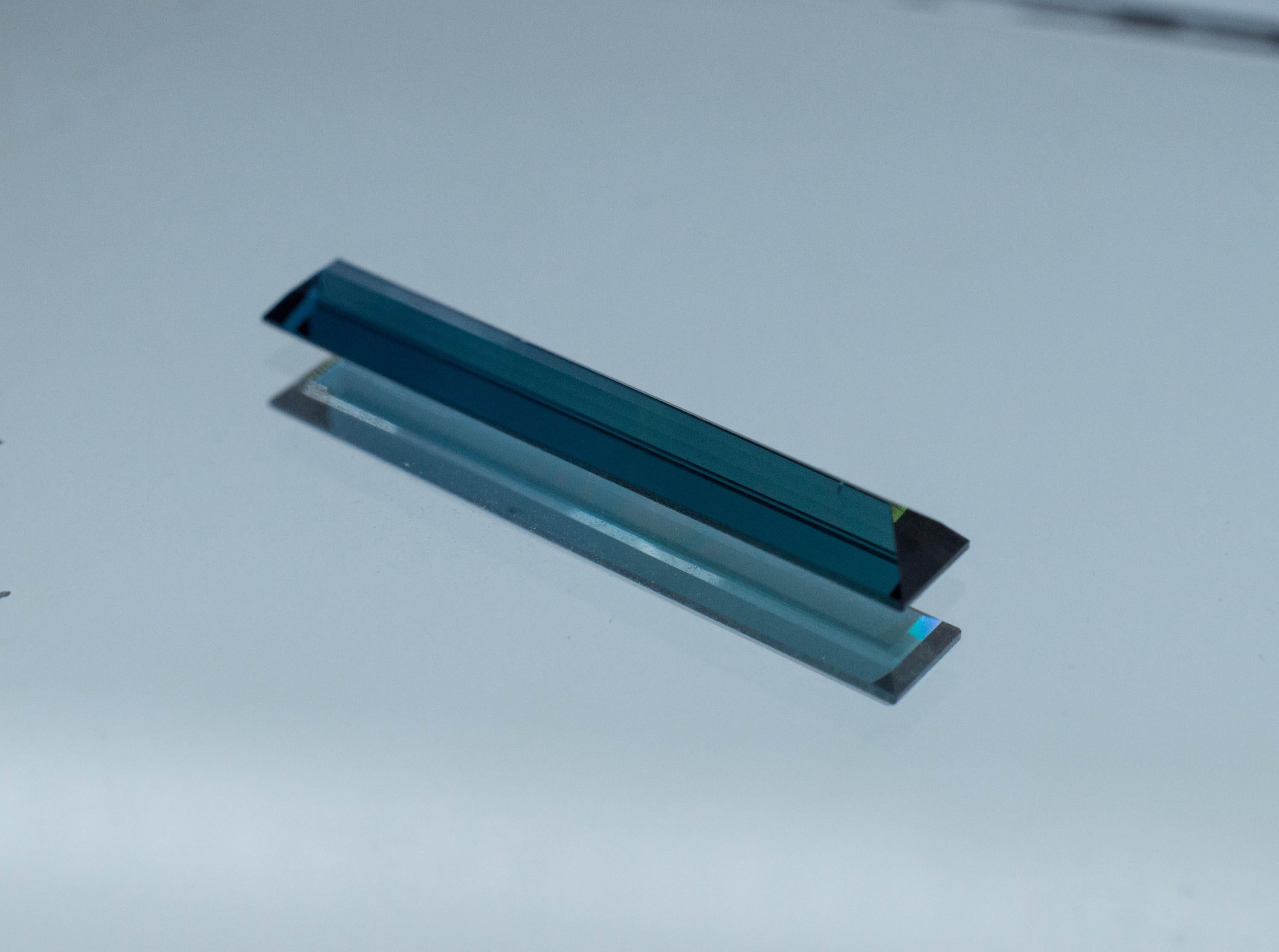 Indicolite Tourmaline Gemstone, Natural Untreated San Diego Tourmaline; 3.105cts