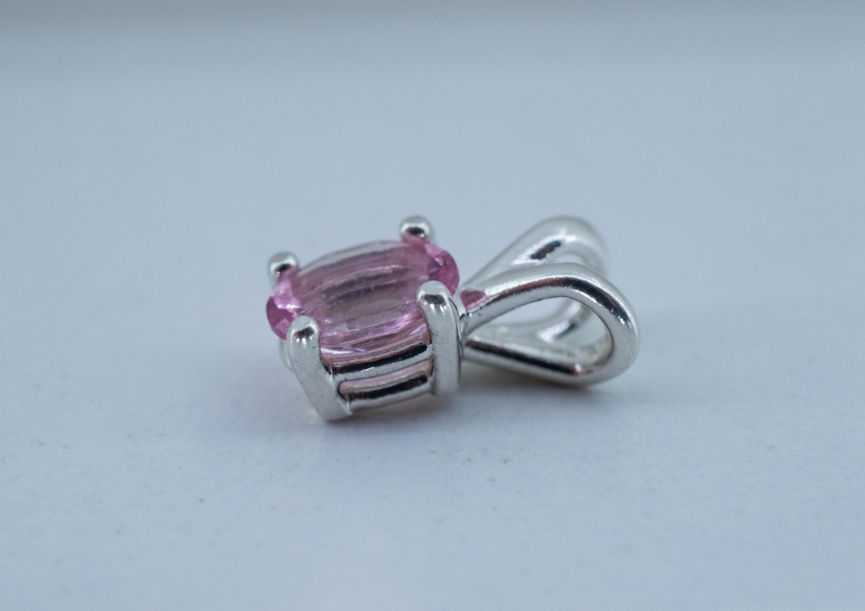 Pink Tourmaline Pendant, Natural Untreated San Diego Tourmaline; 0.710cts