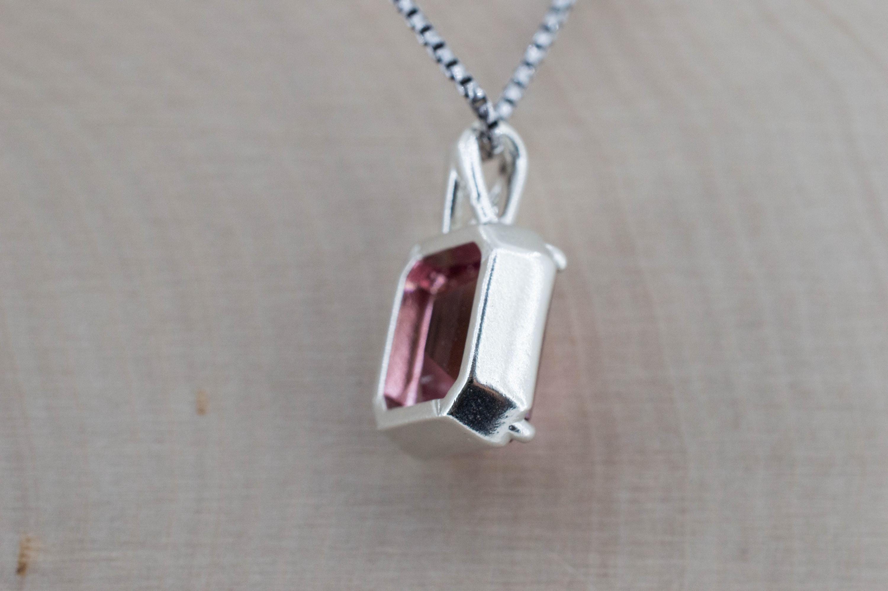 Pink Tourmaline Pendant, Natural Untreated San Diego Tourmaline; 6.265cts
