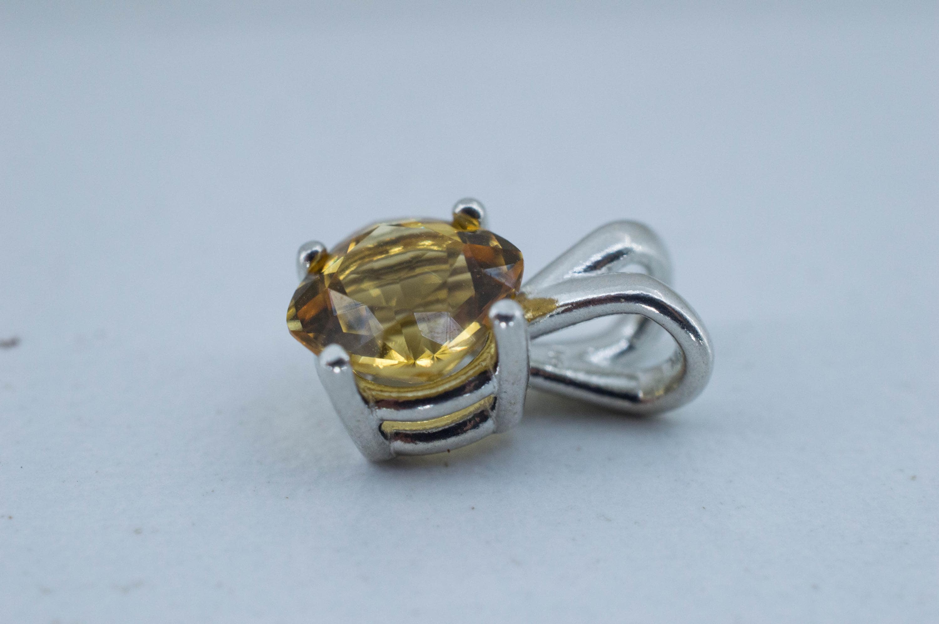 Heliodor Pendant, Natural Untreated Brazil Golden Beryl; 1.285cts
