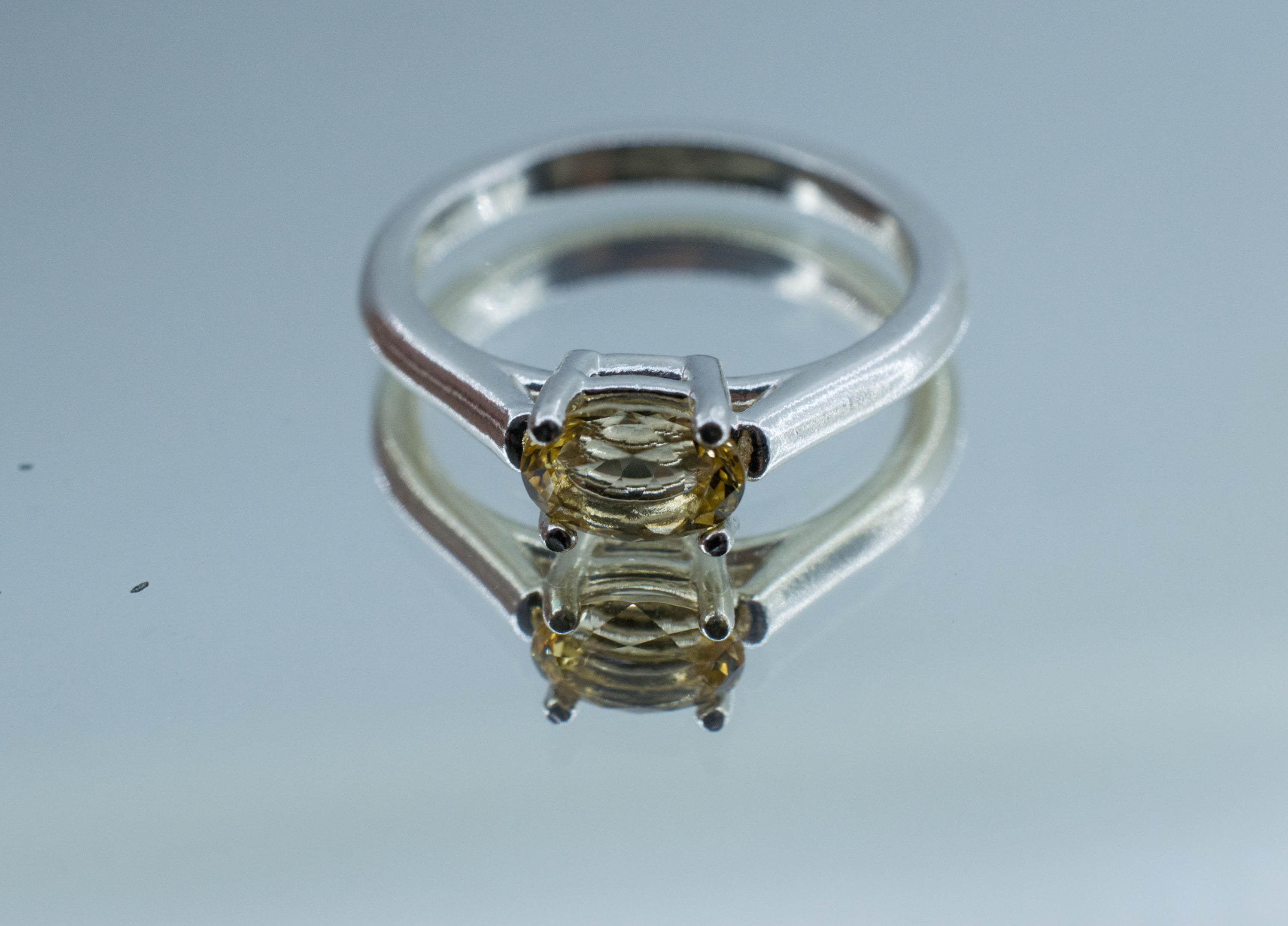 Heliodor Ring, Natural Untreated Brazil Golden Beryl; 0.705cts