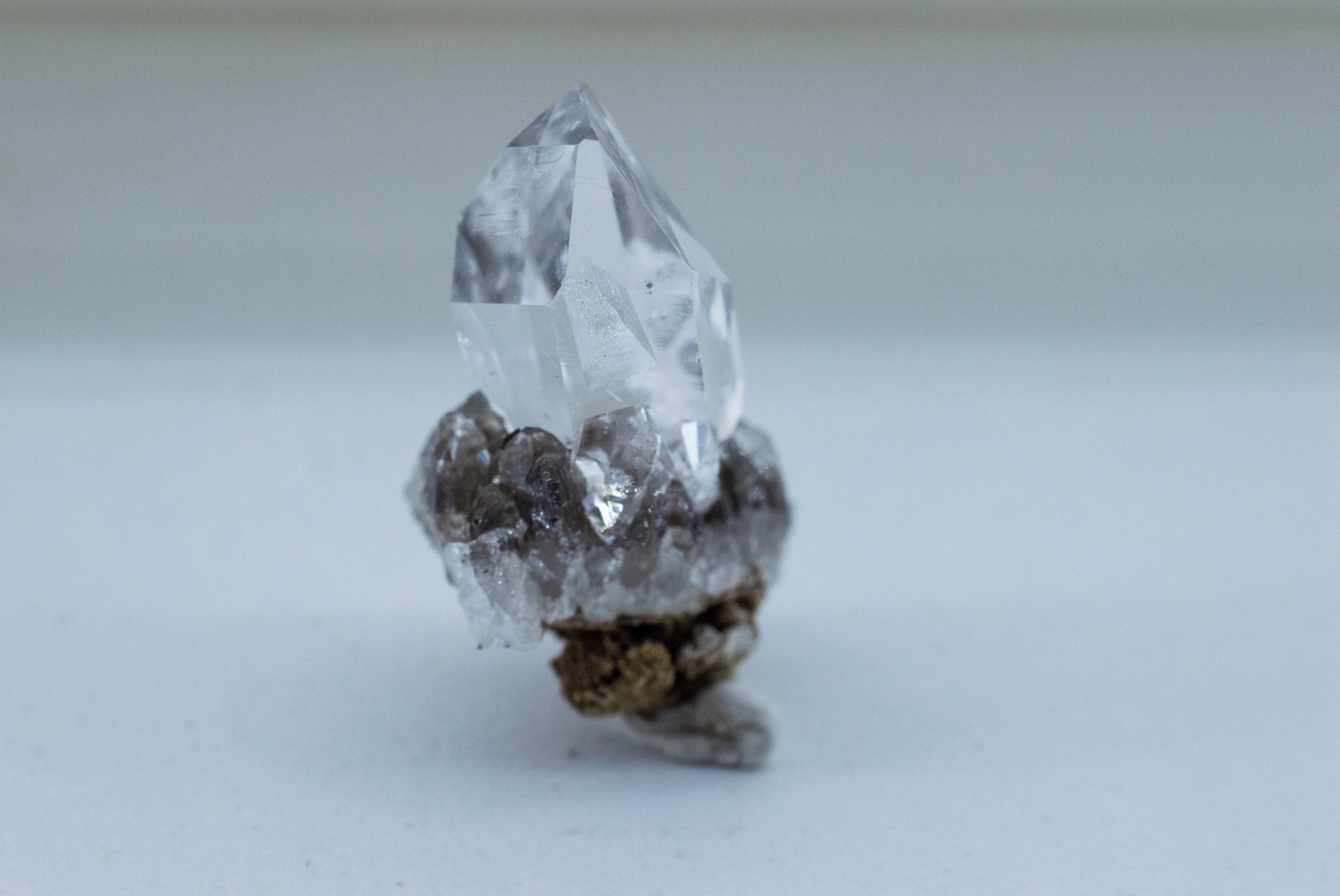 Herkimer Diamond Specimen; Natural Untreated New York Herkimer Quartz Crystal; 3.581 grams
