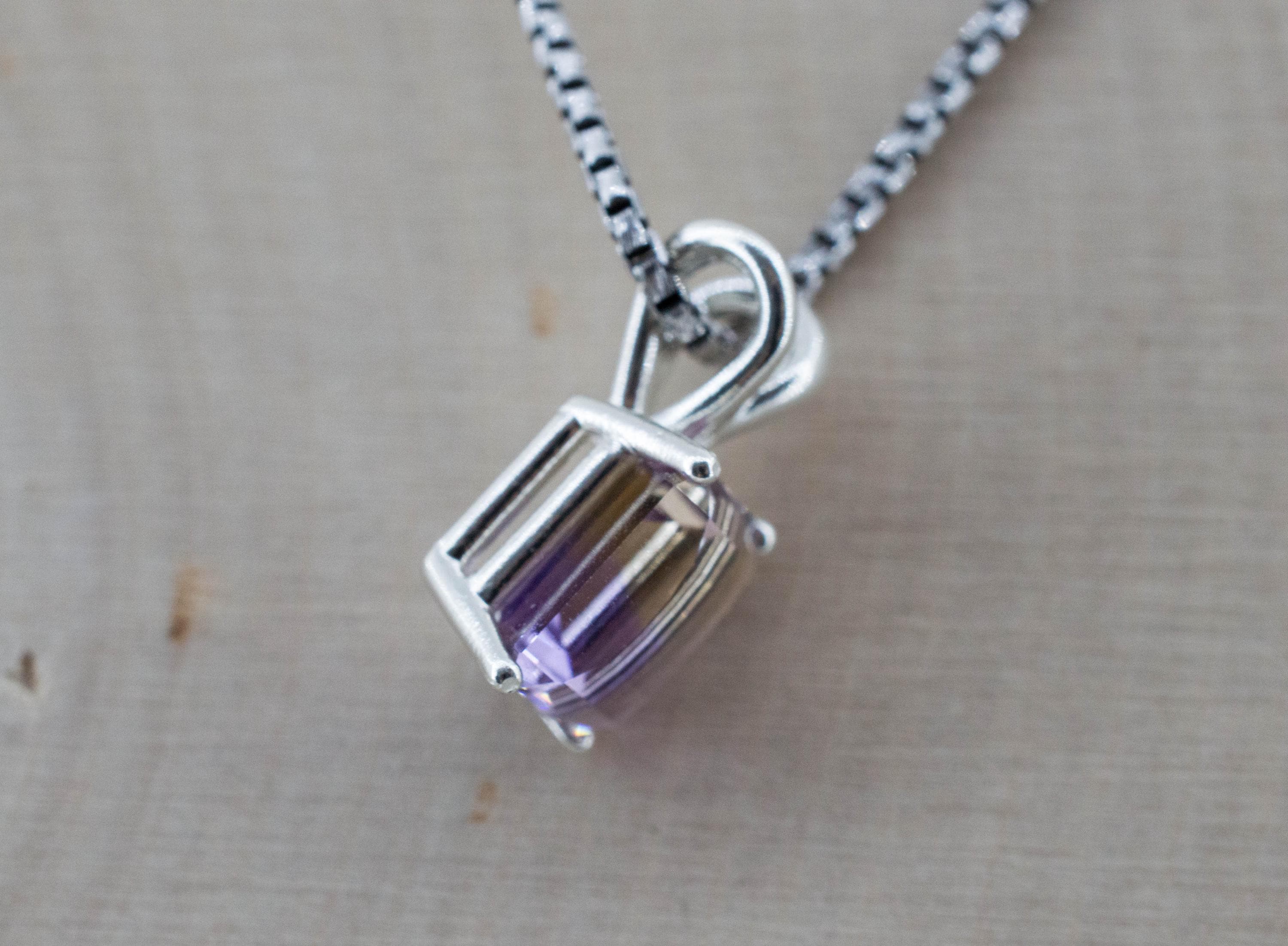 Ametrine Pendant; Natural Untreated Bolivia Ametrine; 2.150cts