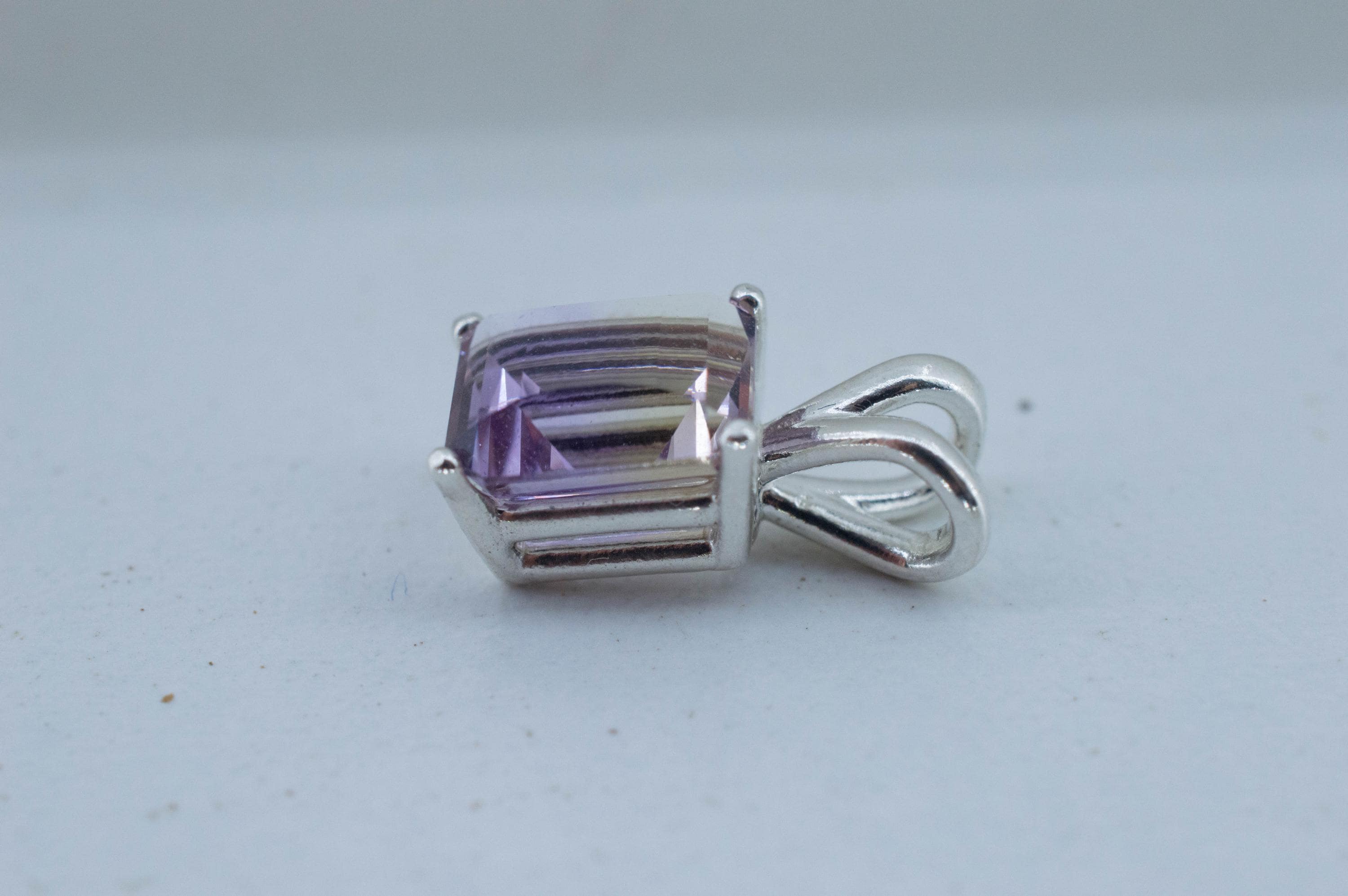Ametrine Pendant; Natural Untreated Bolivia Ametrine; 2.150cts