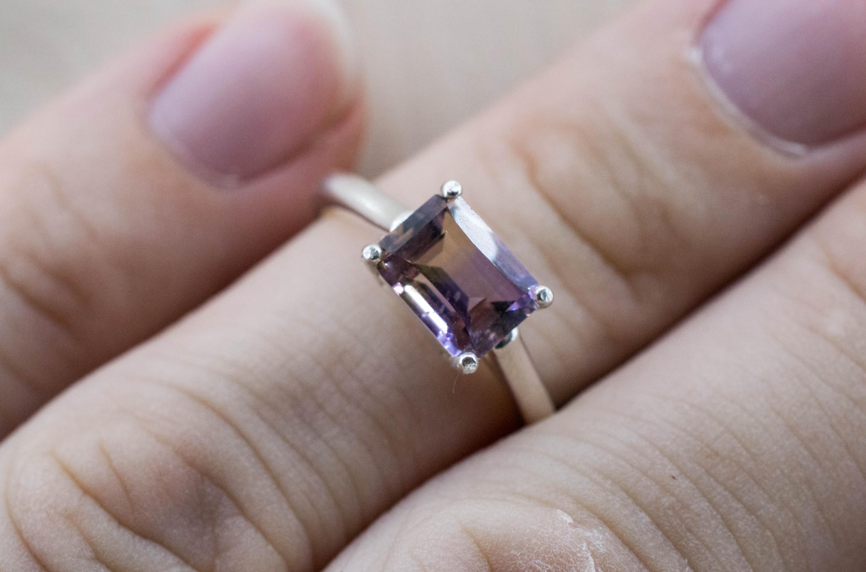 Ametrine Ring, Natural Untreated Bolivia Ametrine; 2.090cts