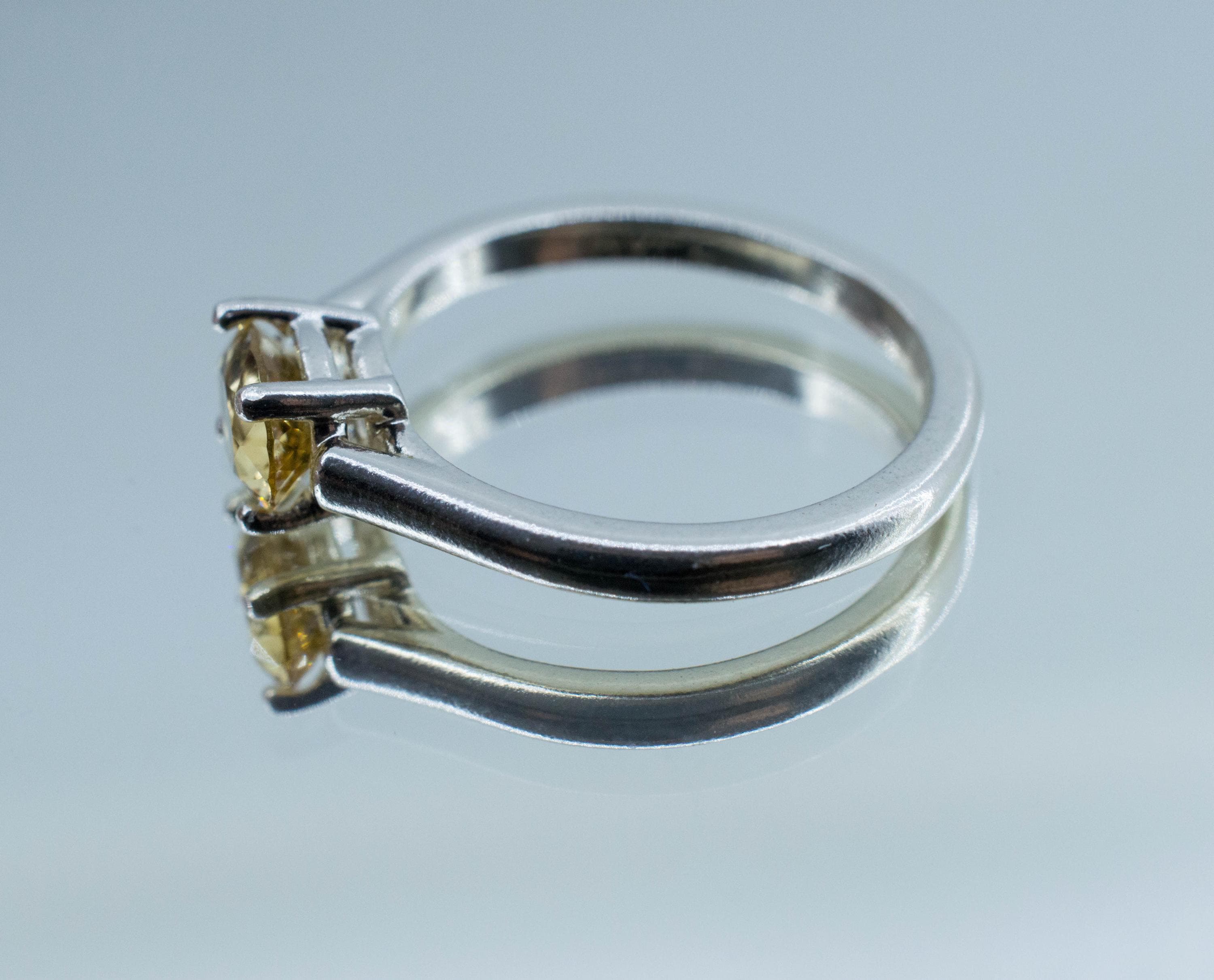 Heliodor Ring, Natural Untreated Brazil Golden Beryl; 0.705cts