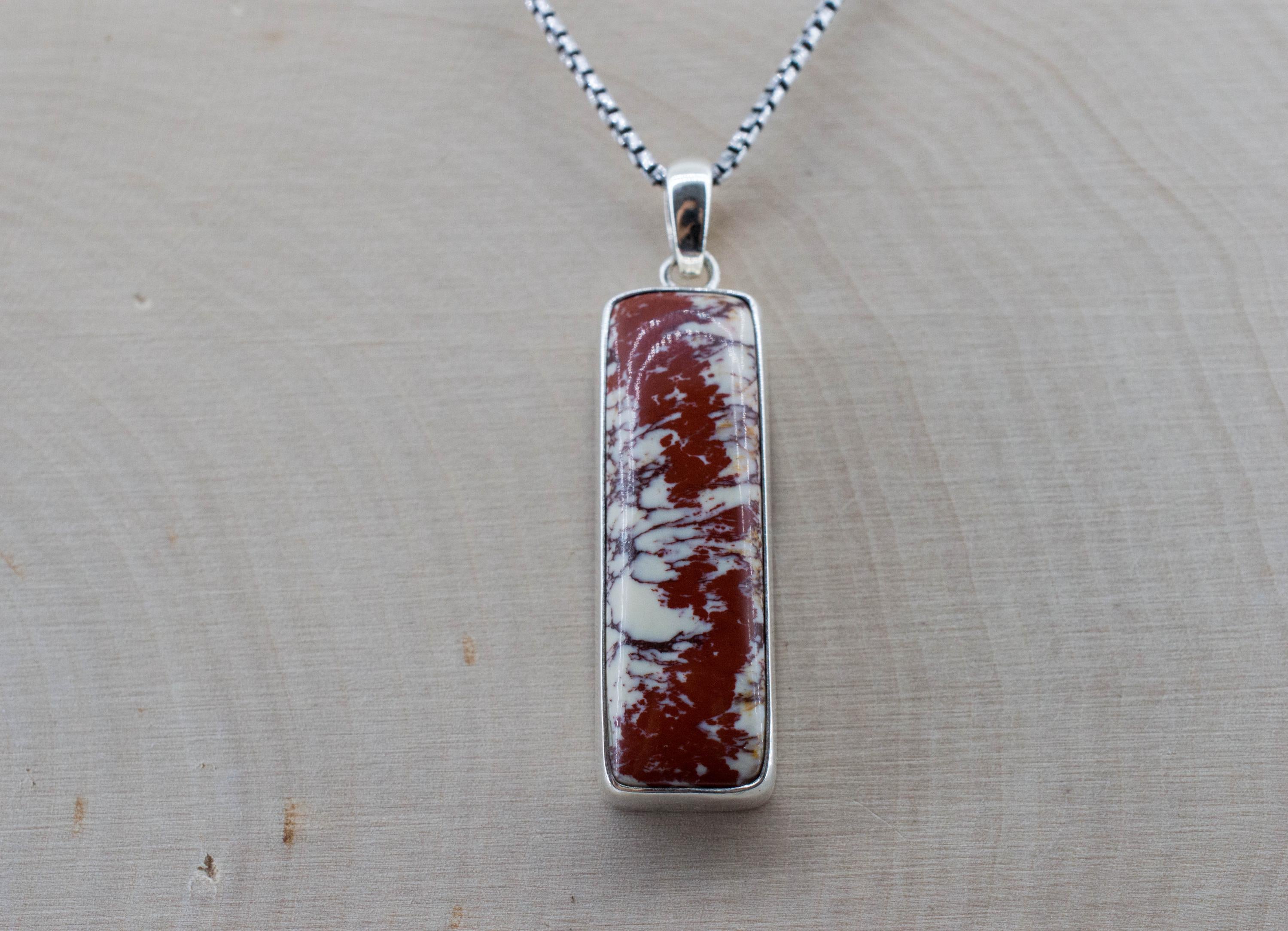 Alunite Pendant; Natural Untreated Arizona Alunite; 30x10mm