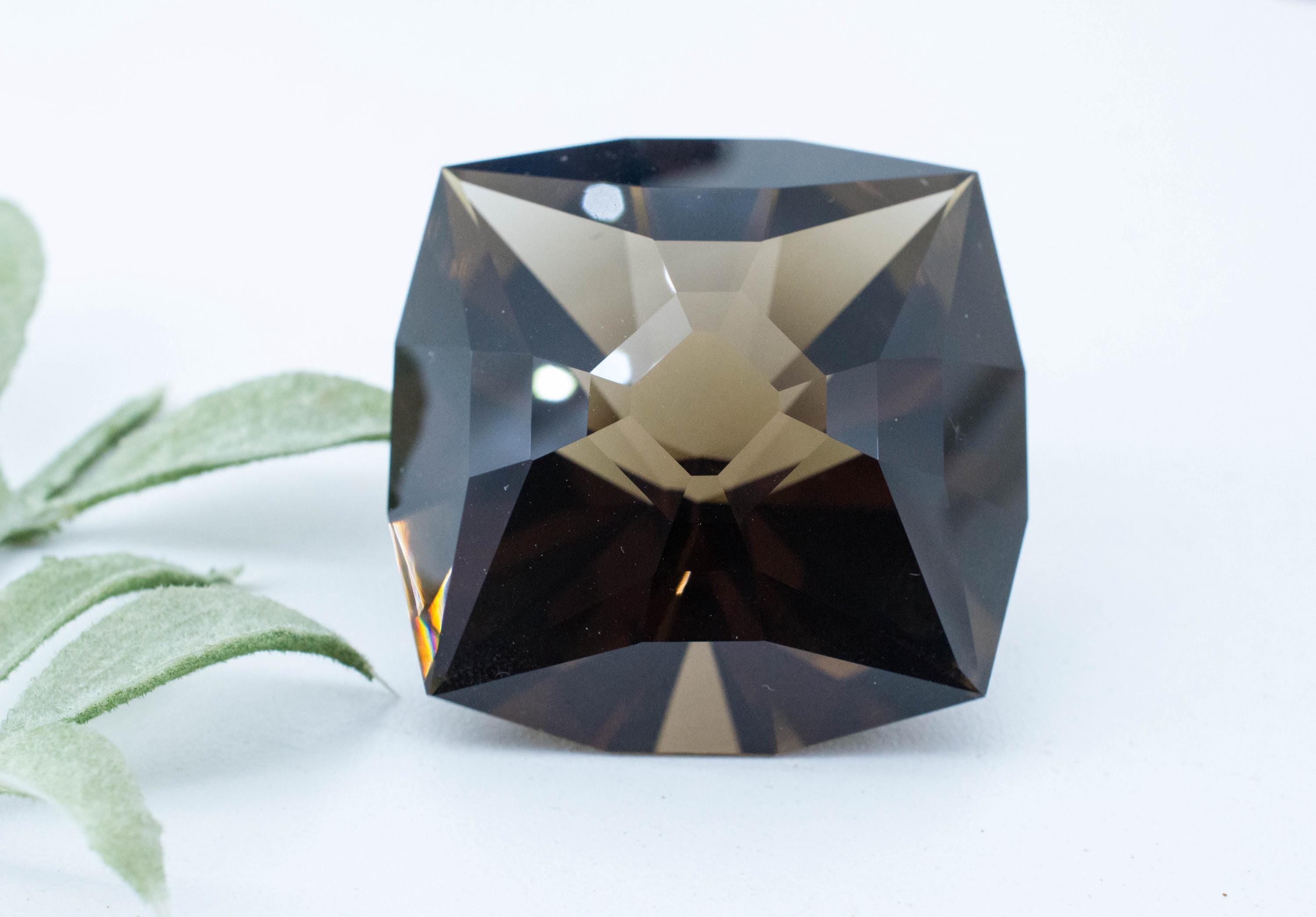 Smoky Quartz Gemstone; Natural Untreated Sri Lanka Quartz; 233.360cts