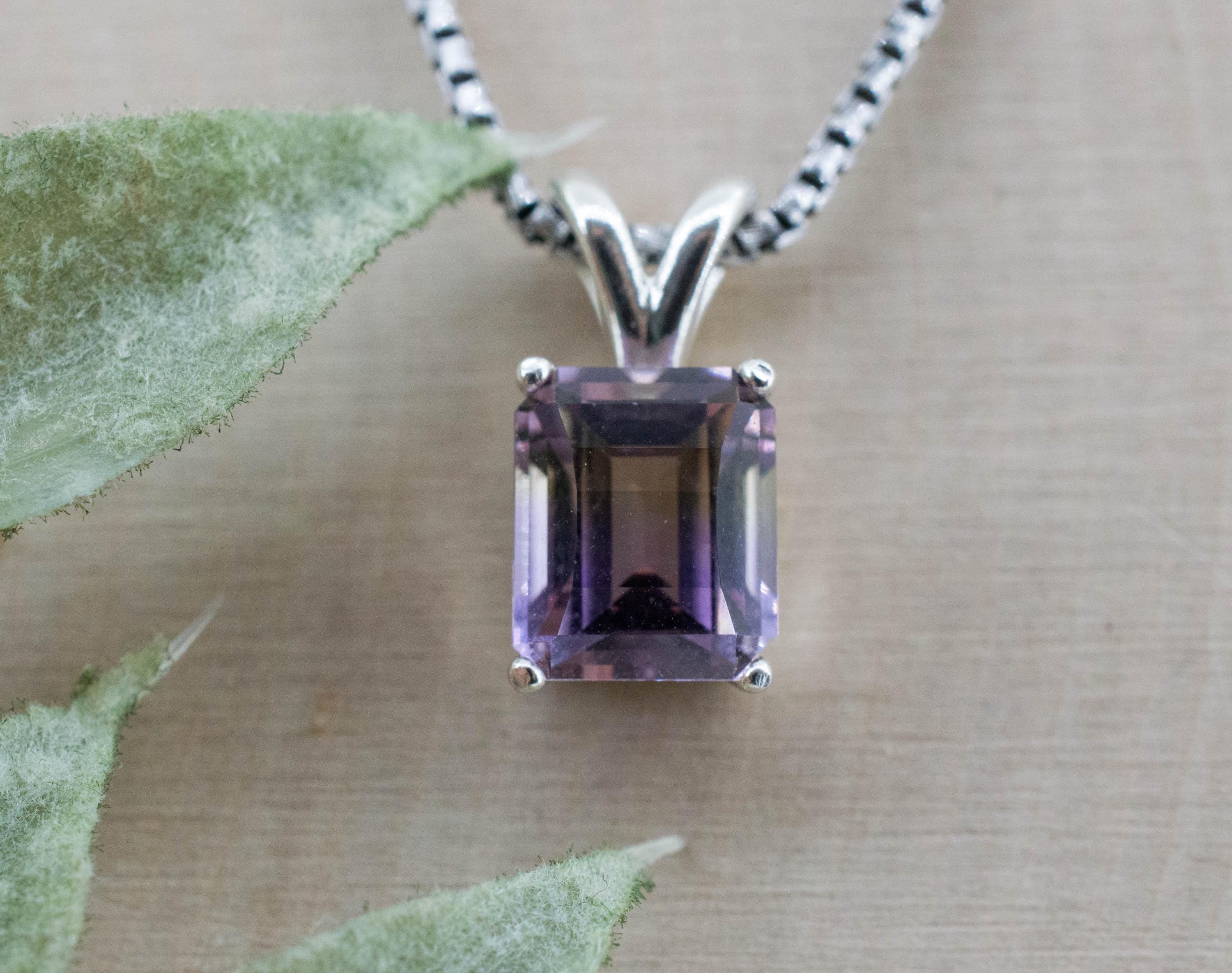 Ametrine Pendant; Natural Untreated Bolivia Ametrine; 2.150cts