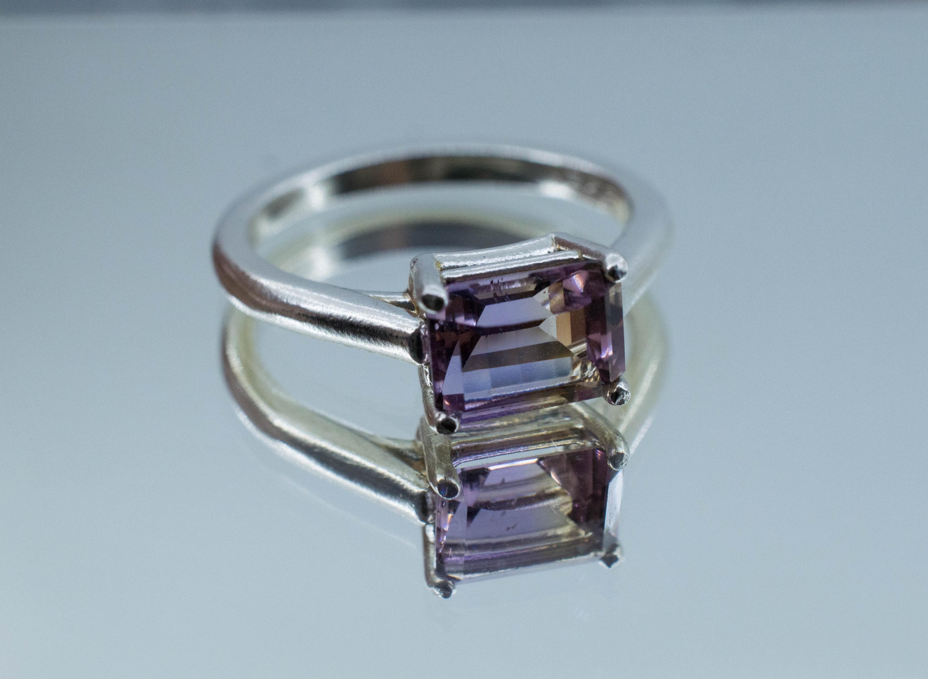 Ametrine Ring, Natural Untreated Bolivia Ametrine; 2.090cts