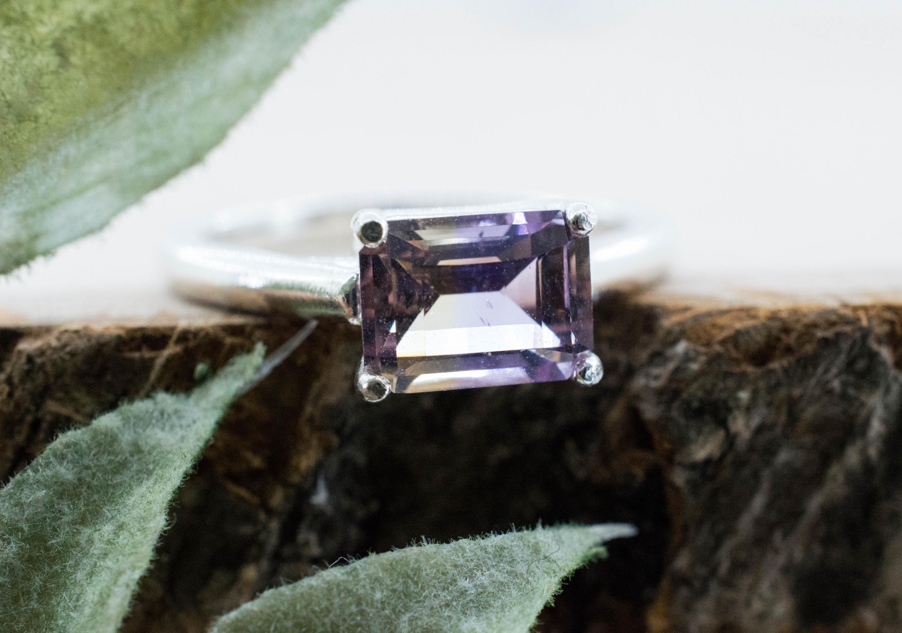 Ametrine Ring, Natural Untreated Bolivia Ametrine; 2.090cts