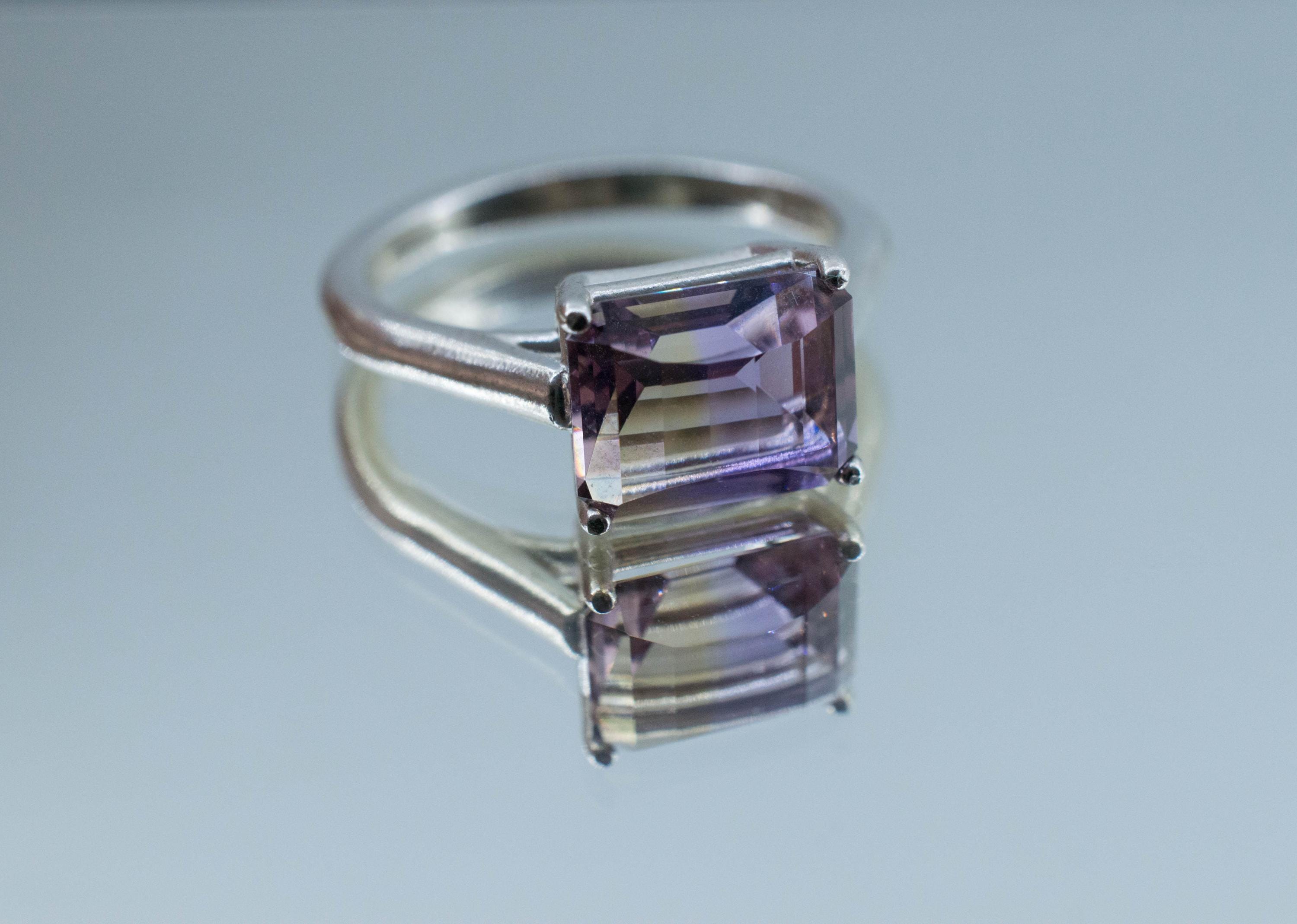 Ametrine Ring, Natural Untreated Bolivia Ametrine; 2.335cts