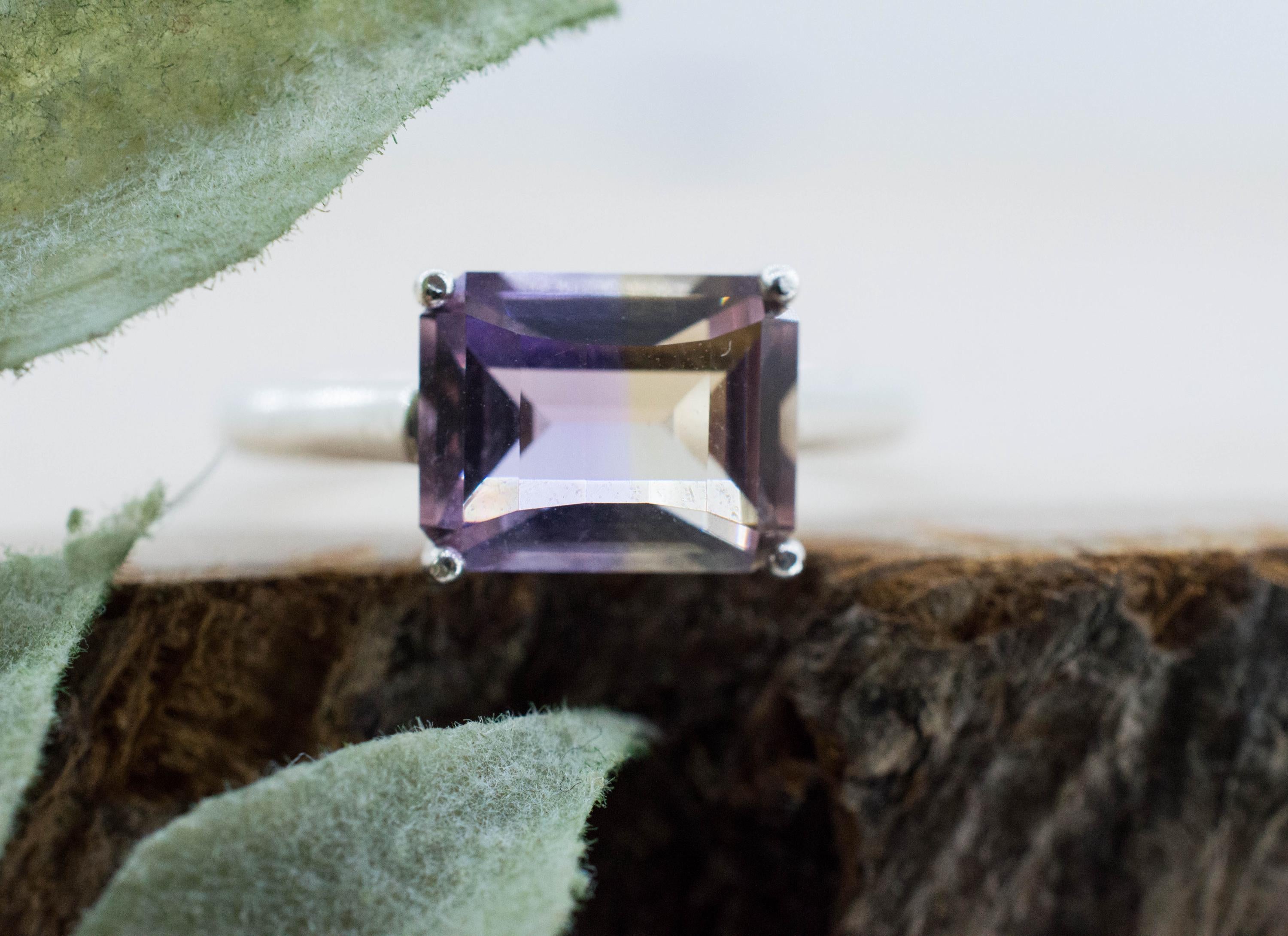 Ametrine Ring, Natural Untreated Bolivia Ametrine; 2.335cts