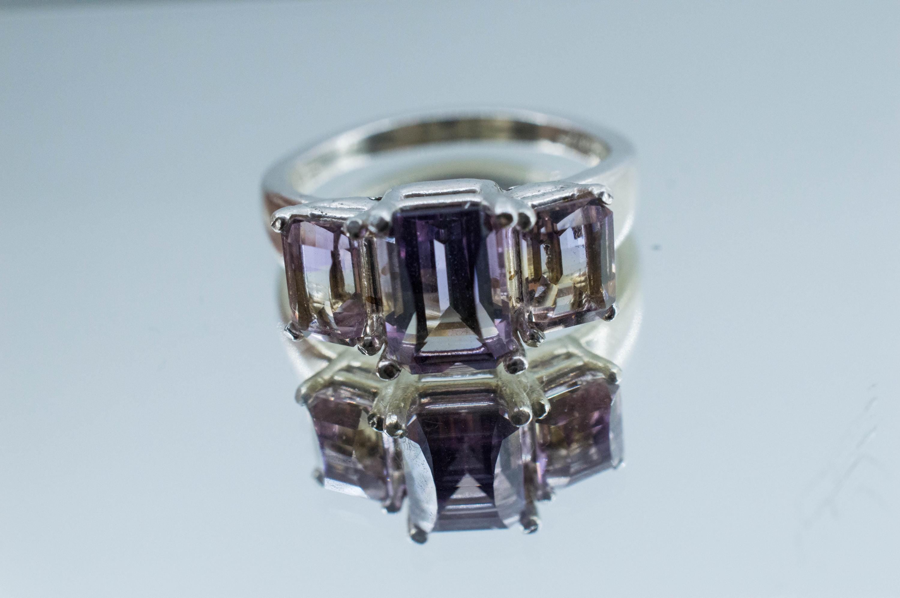 Ametrine Ring, Natural Untreated Bolivia Ametrine; 2.915cts
