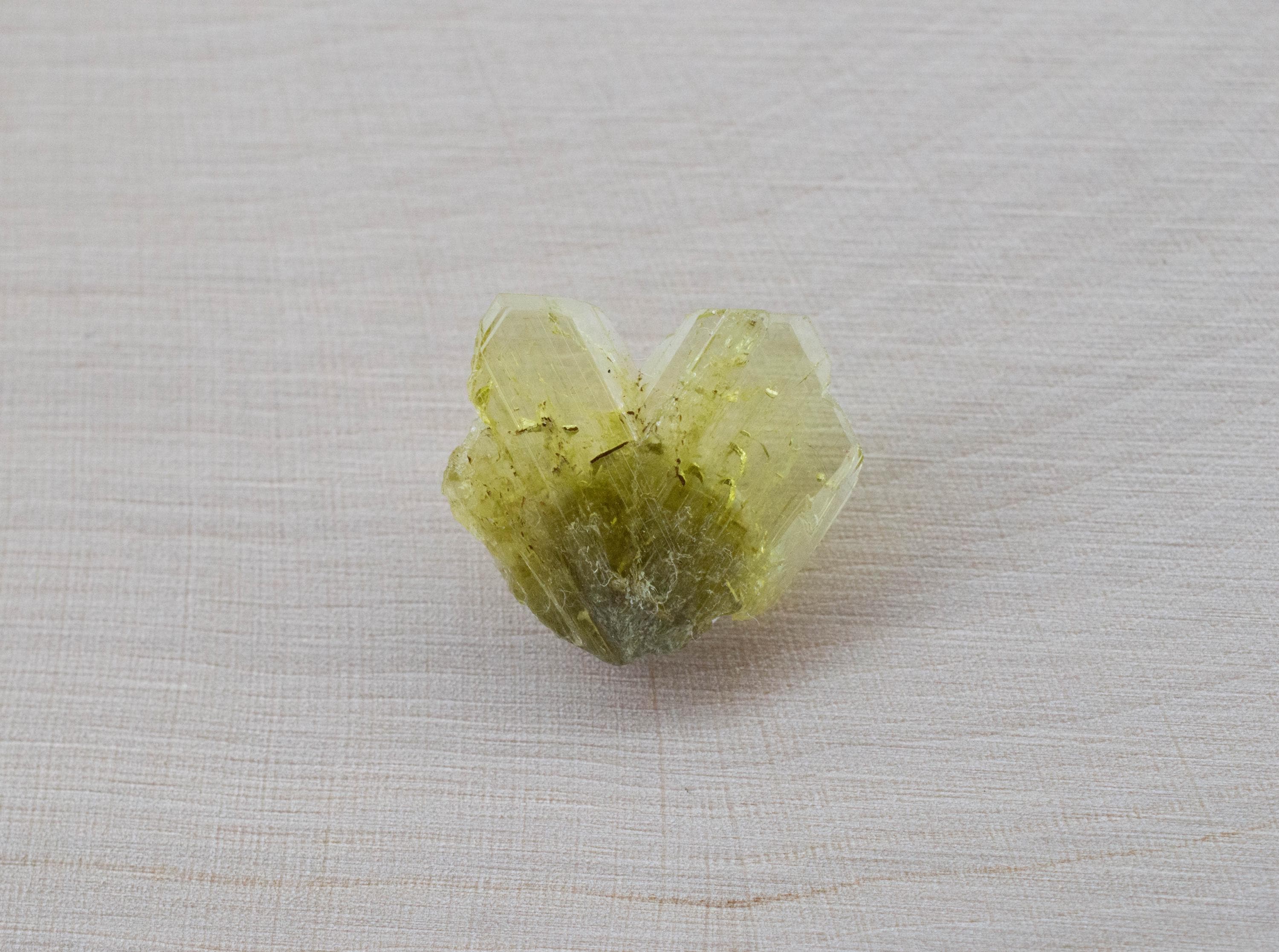 Chrysoberyl Pegmatite, Natural Untreated Twin Chrysoberyl Specimen; 3.725cts