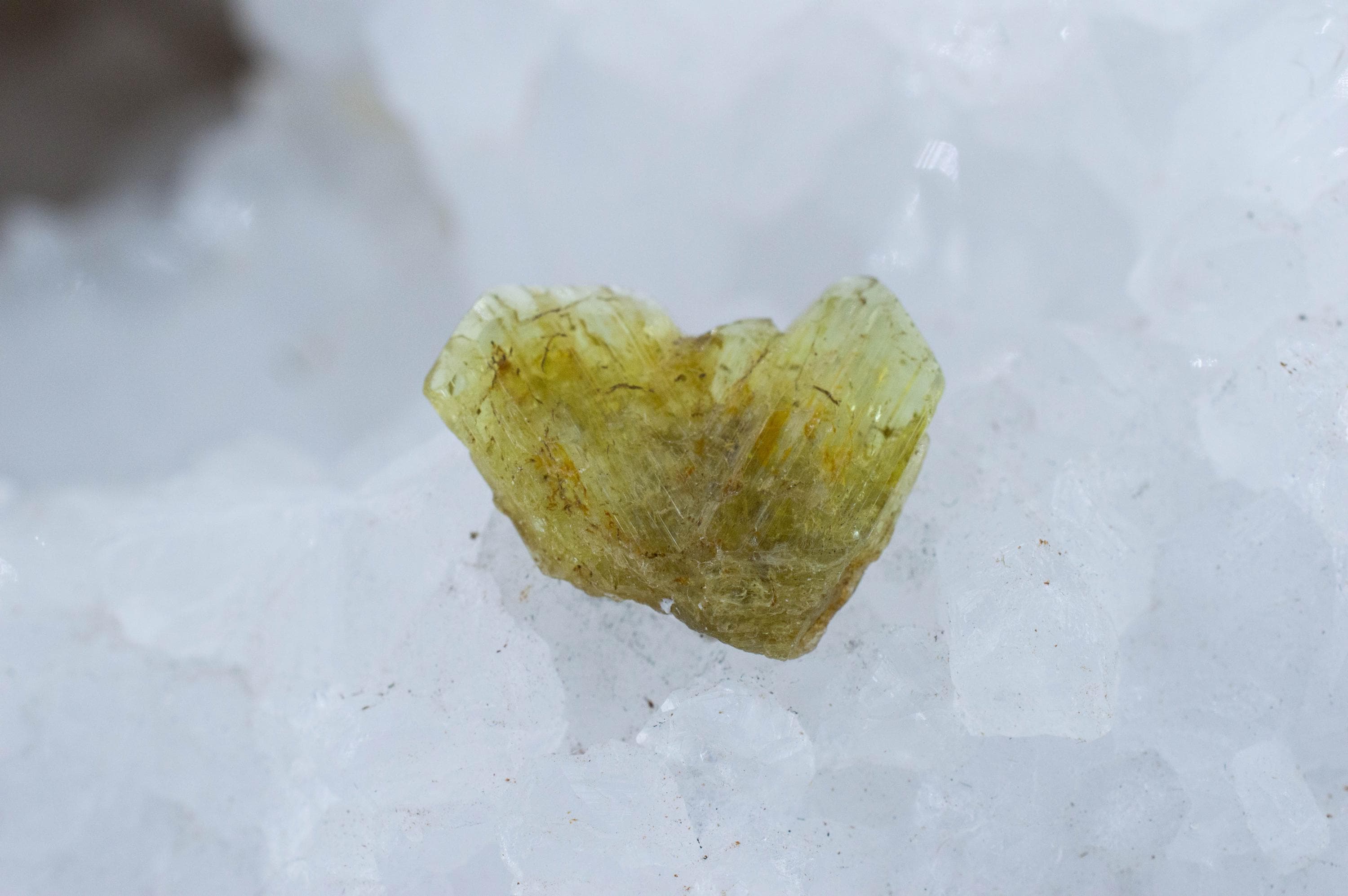 Chrysoberyl Pegmatite, Natural Untreated Twin Chrysoberyl Specimen; 6.710cts