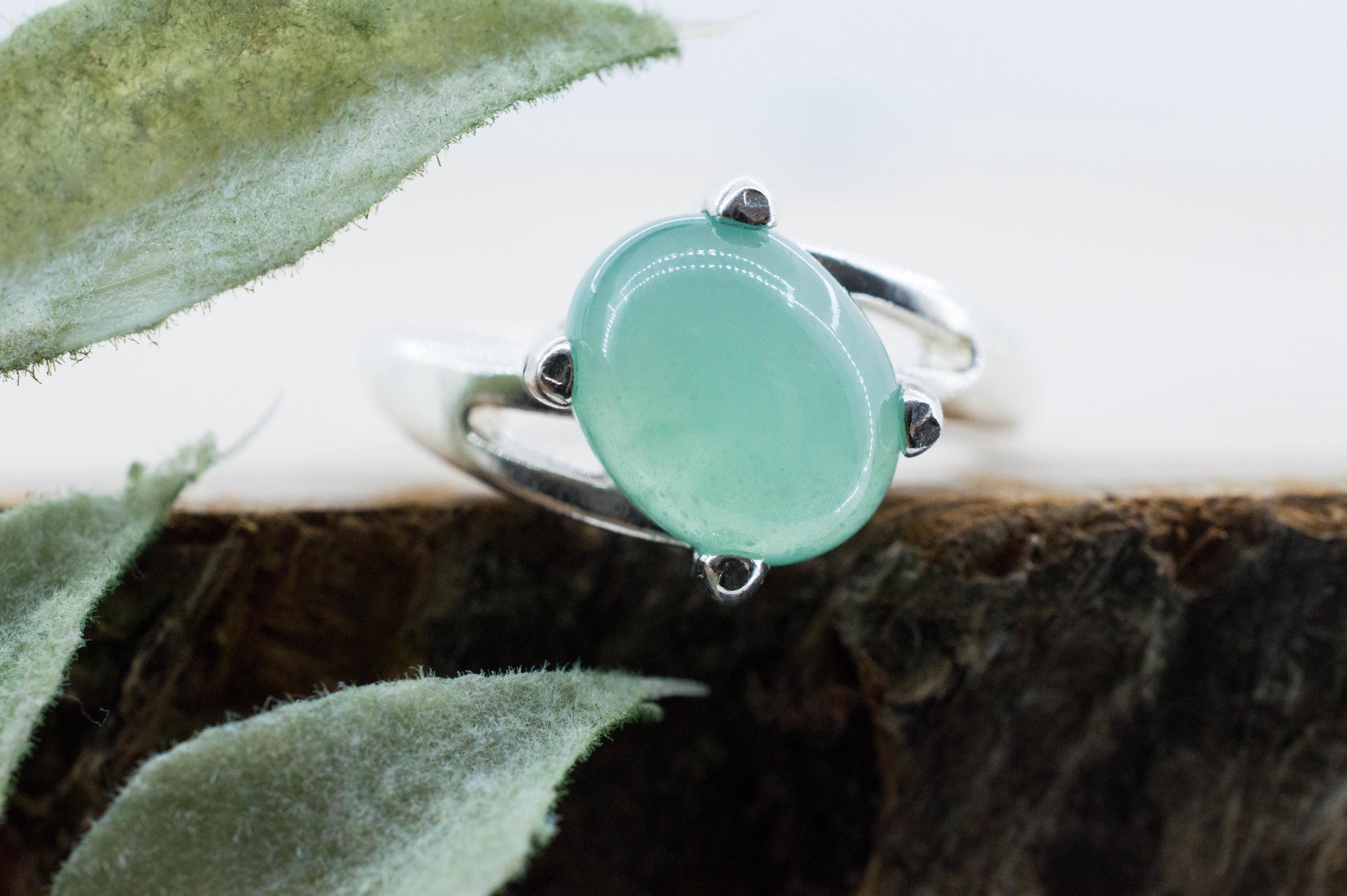 Aquaprase Ring, Natural Untreated African Aquaprase™; 2.660cts