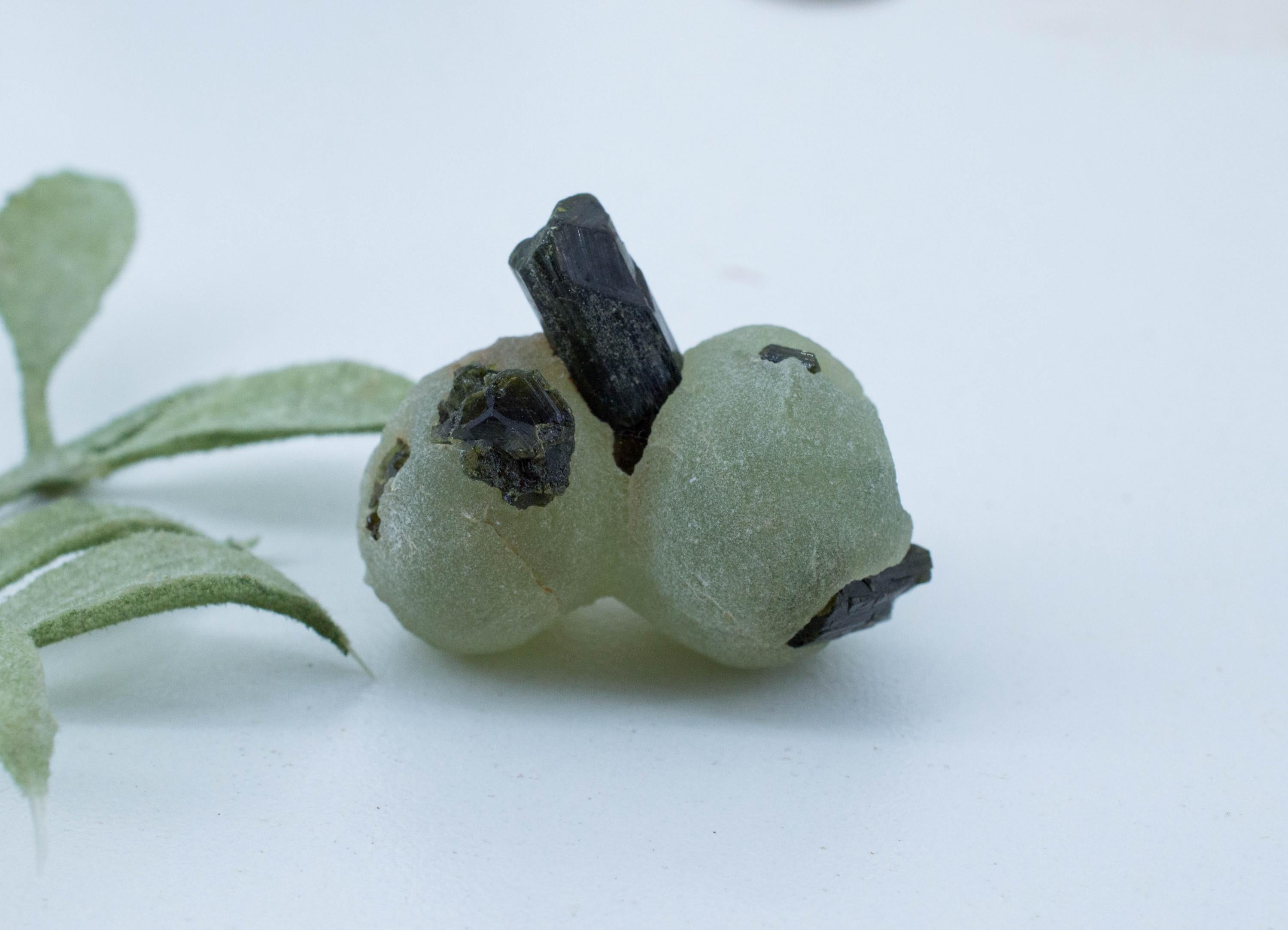 Prehnite and Epidote Mineral Specimen; Natural Untreated Mali Prehnite; 120.620cts