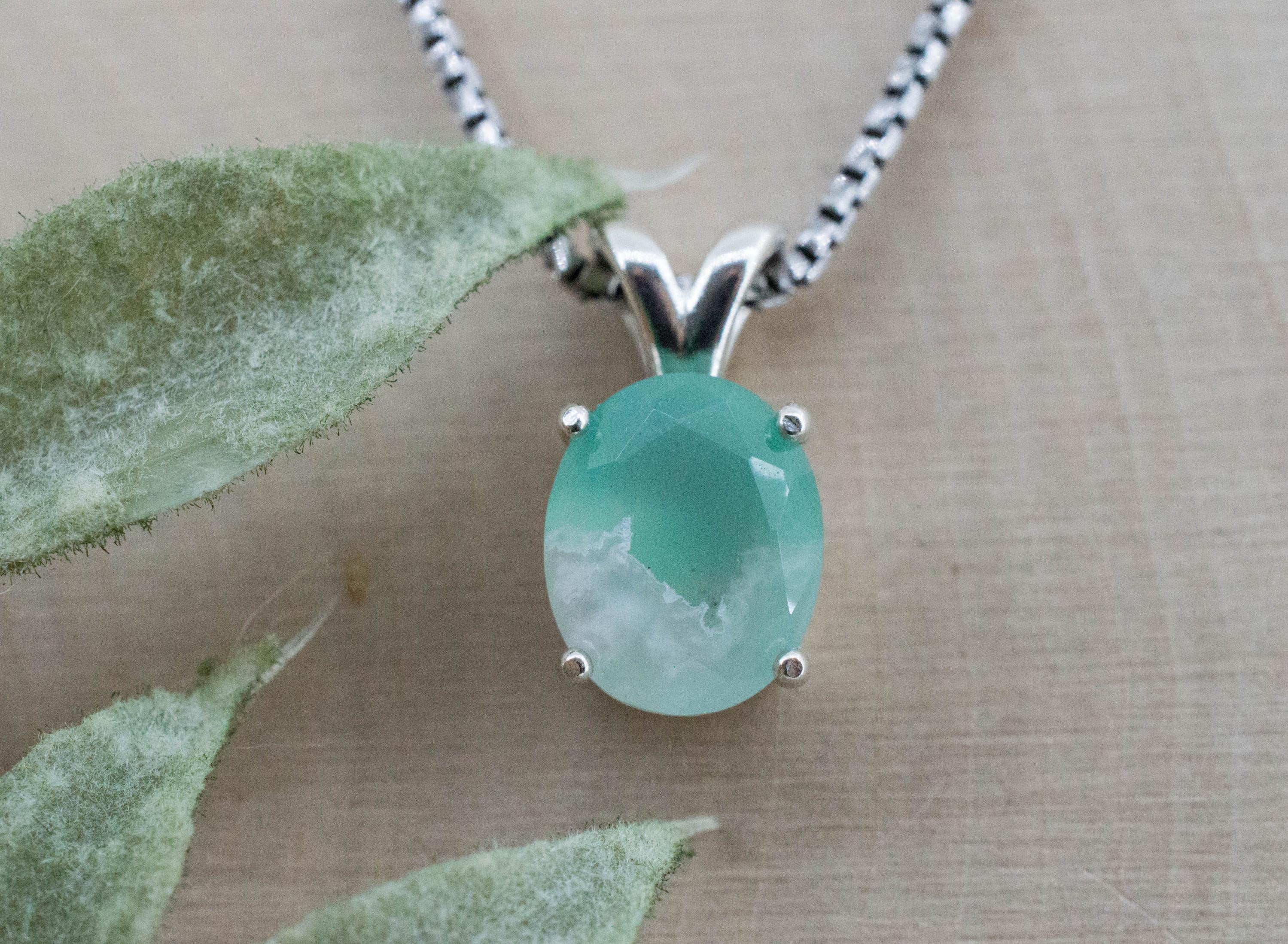 Aquaprase Pendant; Natural Untreated African Aquaprase™; 2.430cts