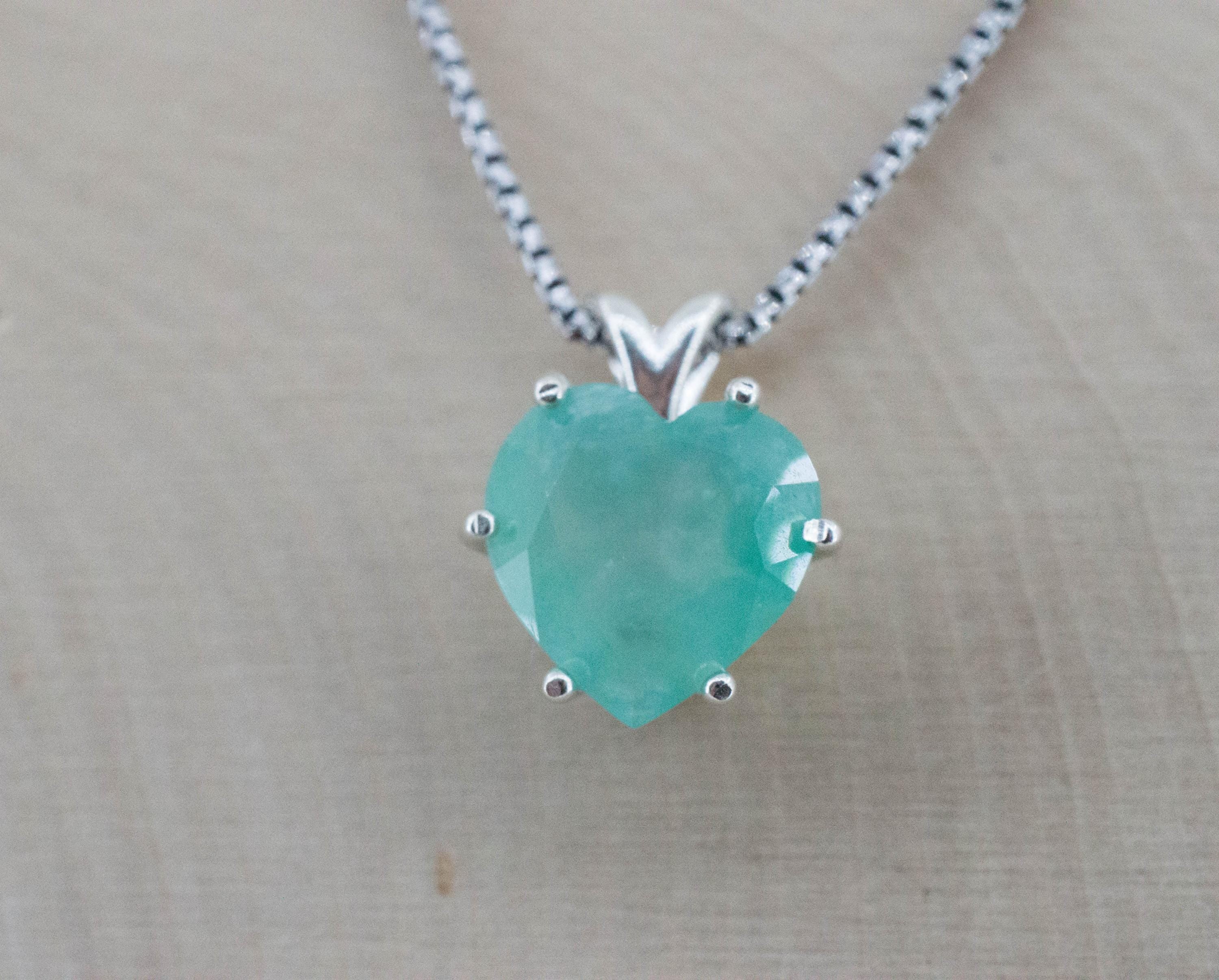 Aquaprase Pendant; Natural Untreated African Aquaprase™; 5.090cts