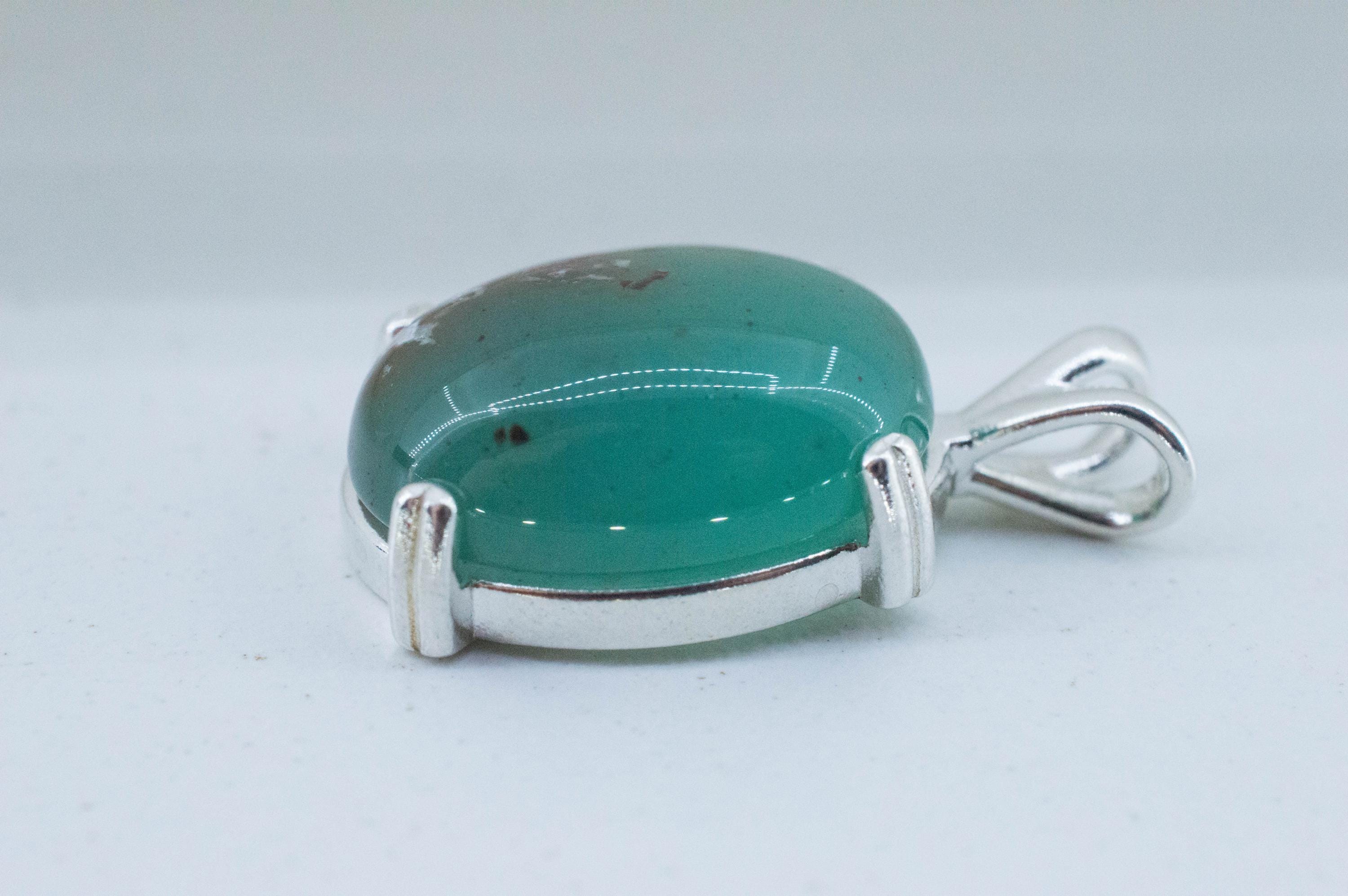 Aquaprase Pendant; Genuine Untreated African Aquaprase™; 14.360cts