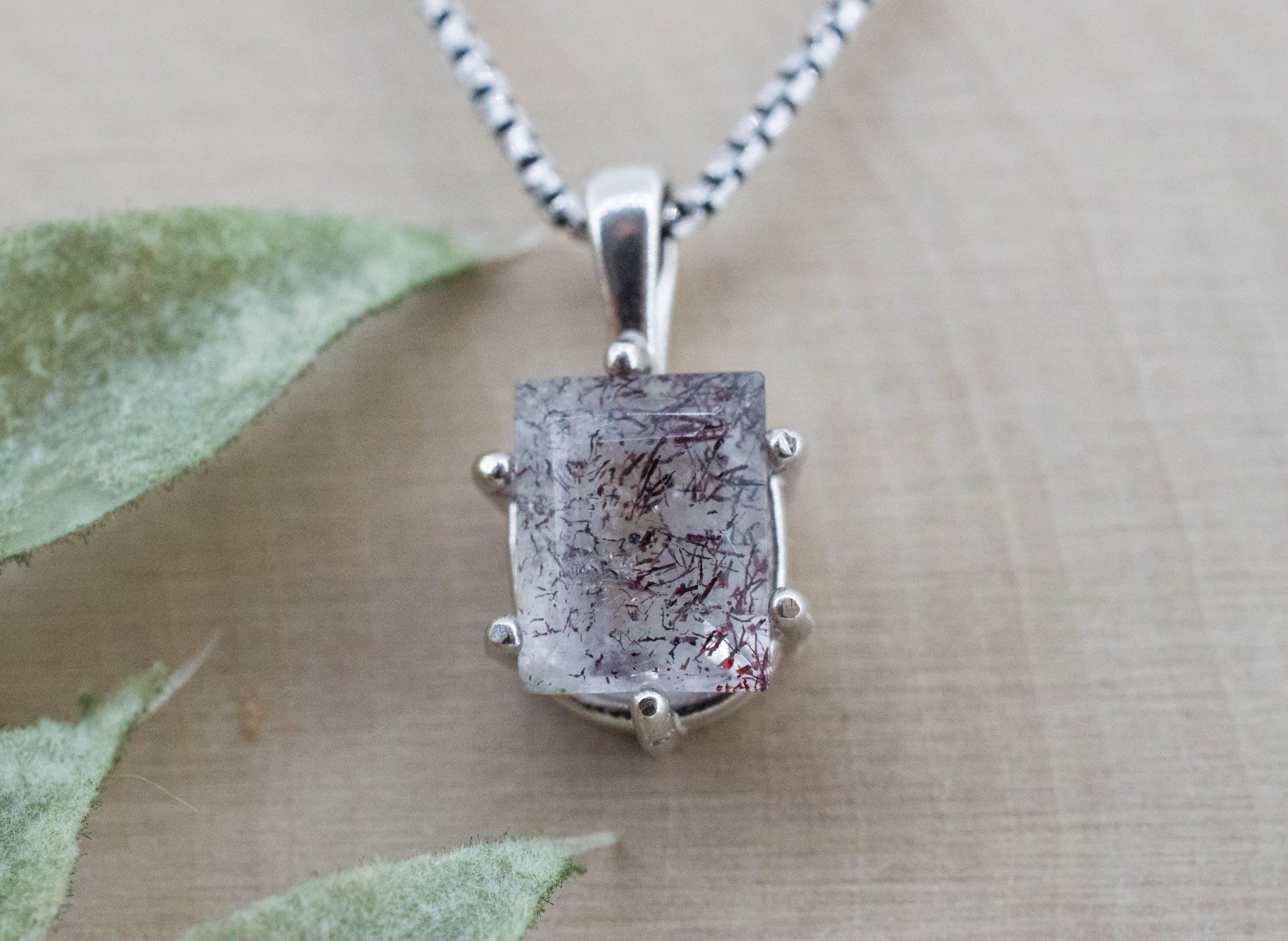 Lepidocrocite Pendant; Natural Untreated Brazil Lepidocrocite Quartz; 2.855cts
