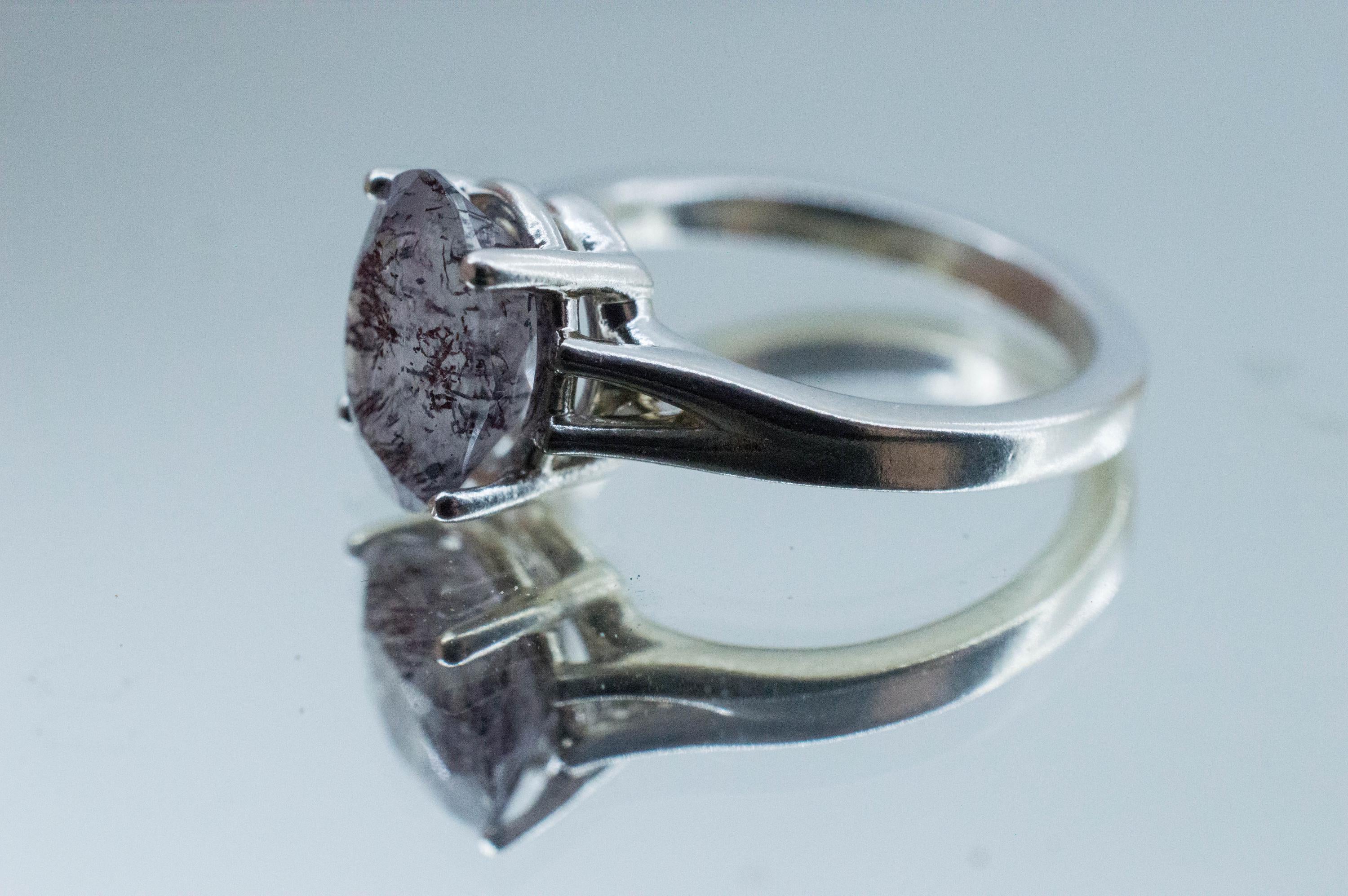 Lepidocrocite Quartz Ring; Natural Untreated Brazil Included Quartz; 2.740cts