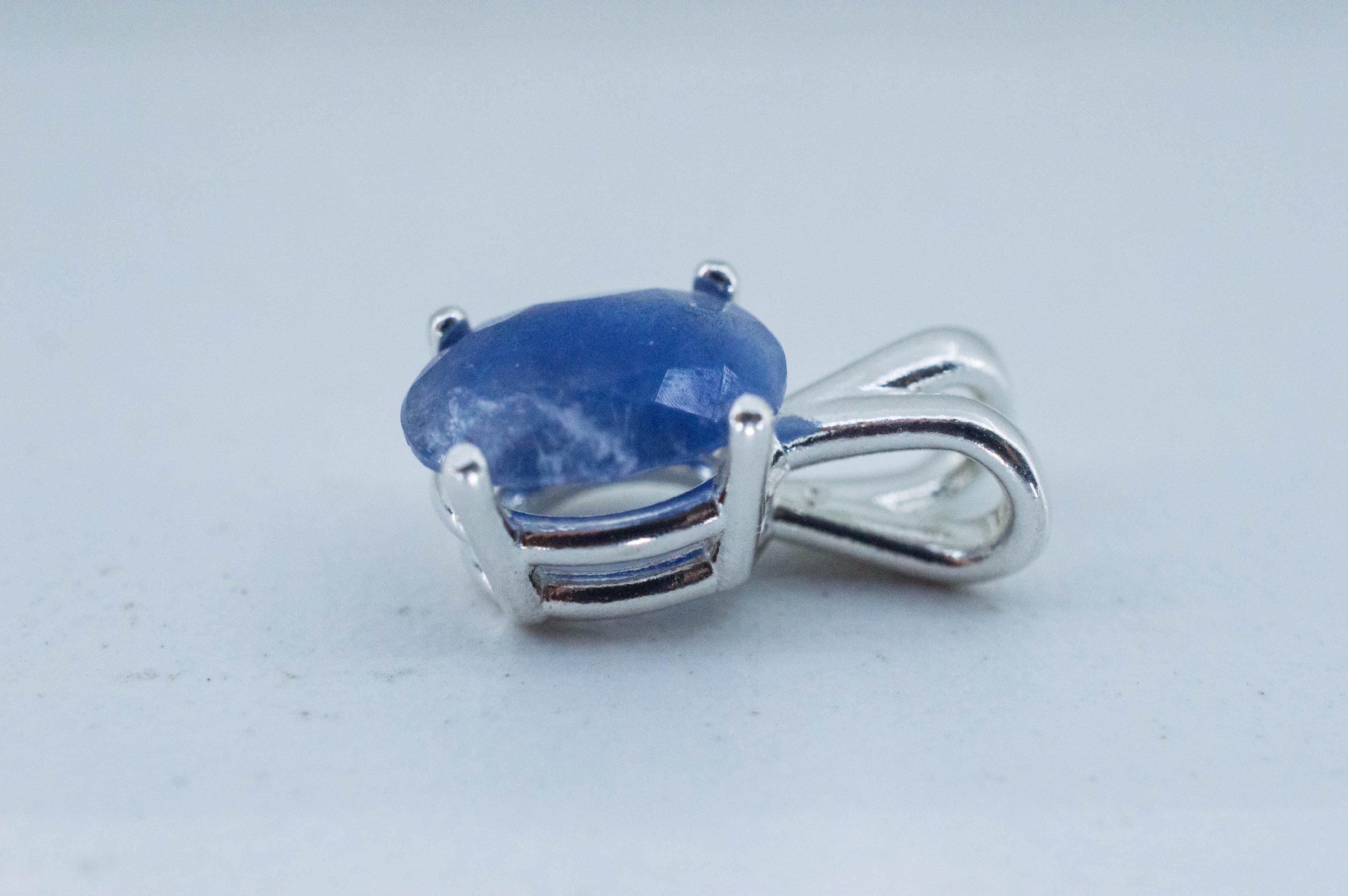 Dumortierite Quartz Pendant; Natural Untreated Brazil Dumortierite; 1.425cts