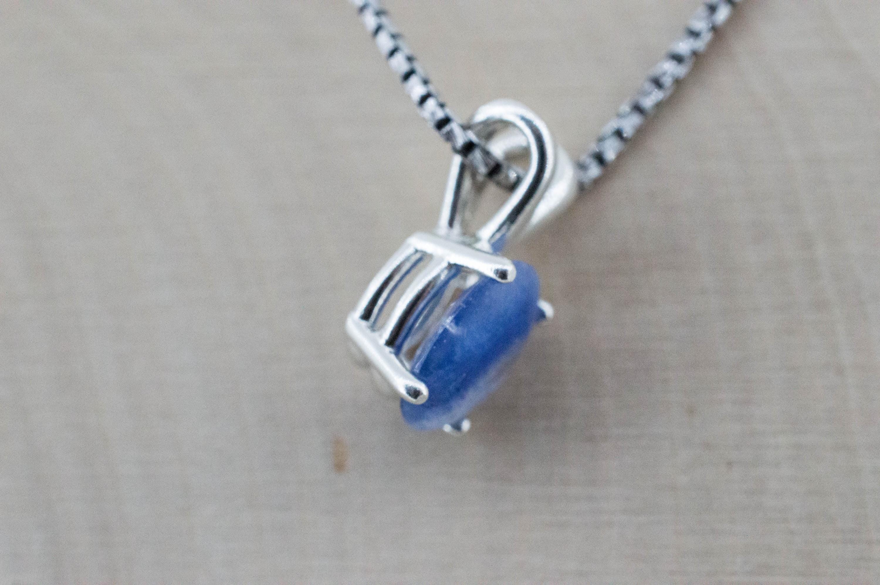 Dumortierite Quartz Pendant; Natural Untreated Brazil Dumortierite; 1.425cts